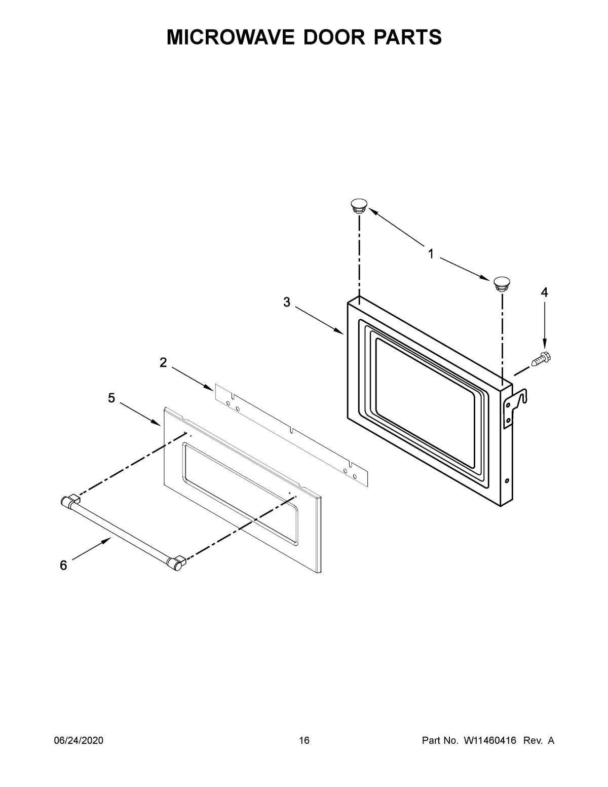 09 - MICROWAVE DOOR PARTS