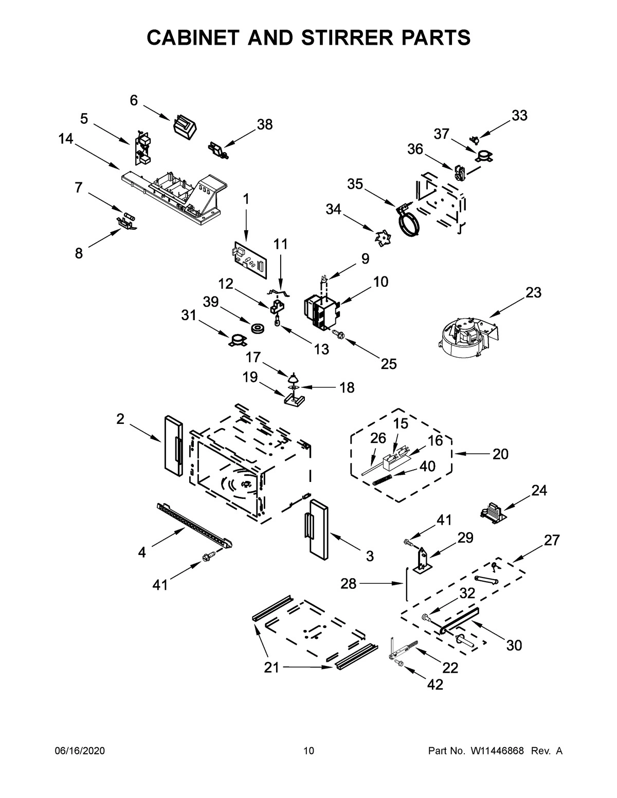06 - CABINET AND STIRRER PARTS