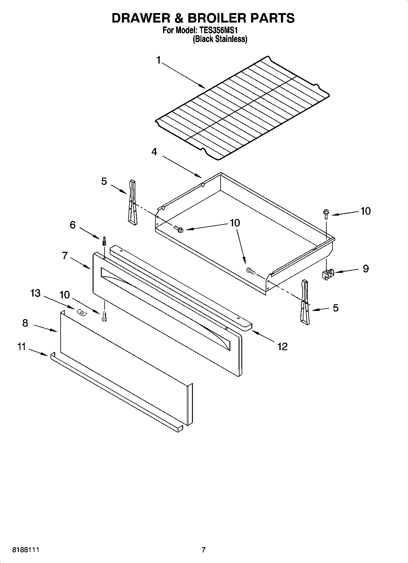 05 - DRAWER & BROILER PARTS, OPTIONAL PARTS