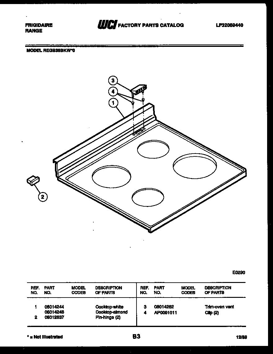 04 - COOKTOP PARTS