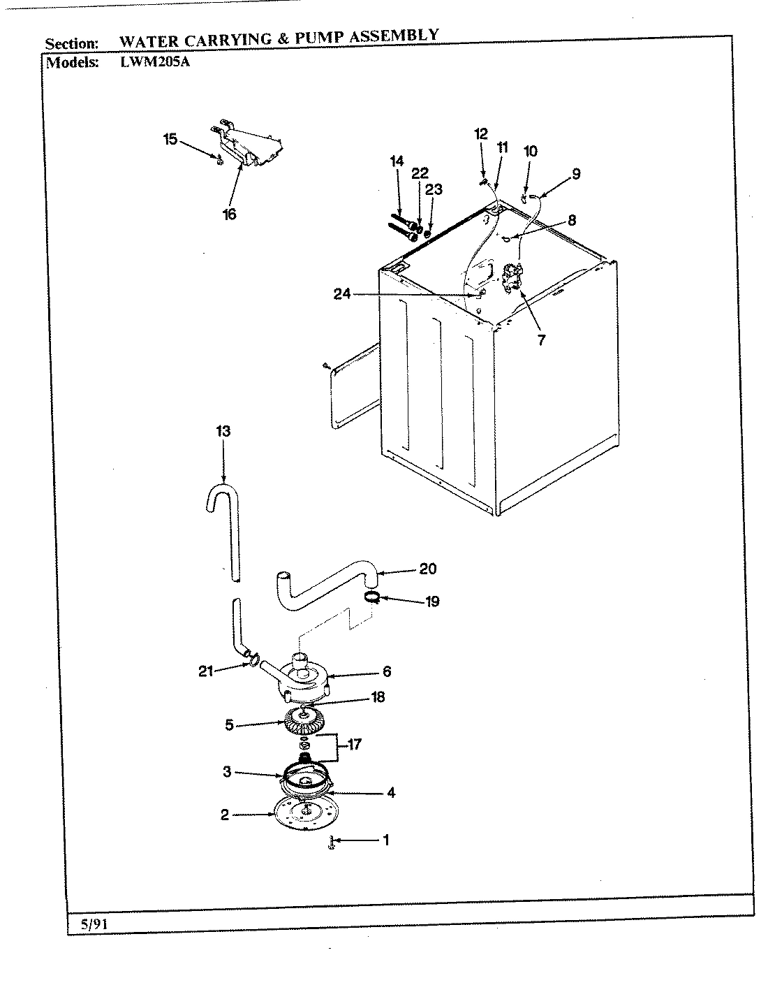 06 - WATER CARRYING & PUMP ASSY. (ALM)