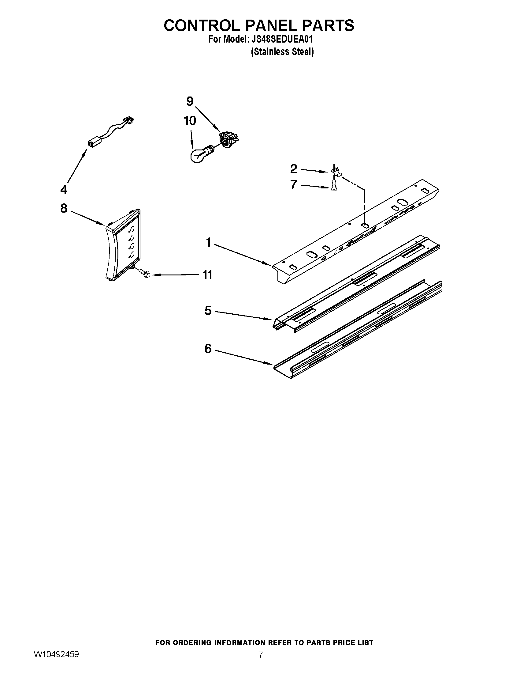 05 - CONTROL PANEL PARTS