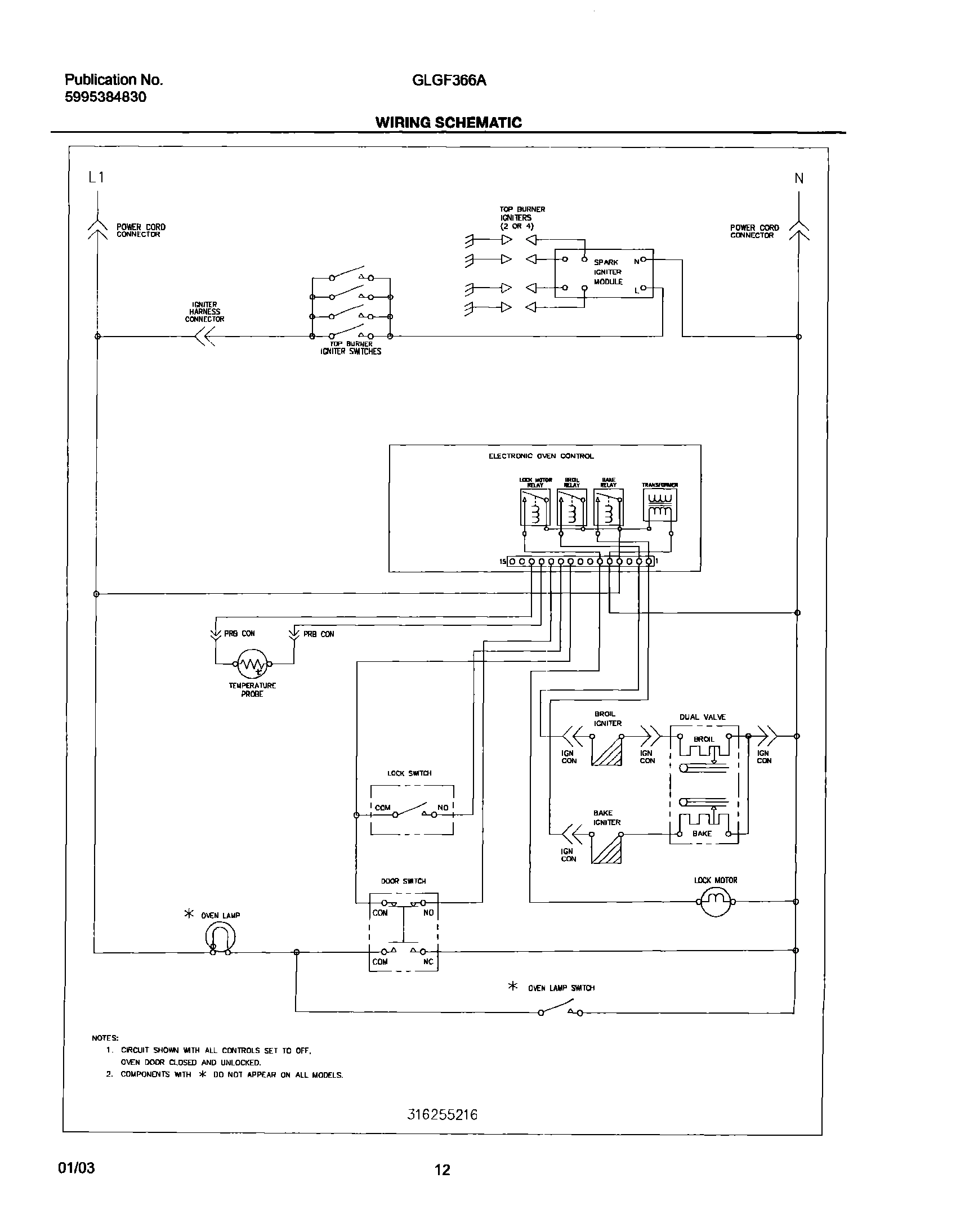 12 - WIRING SCHEMATIC