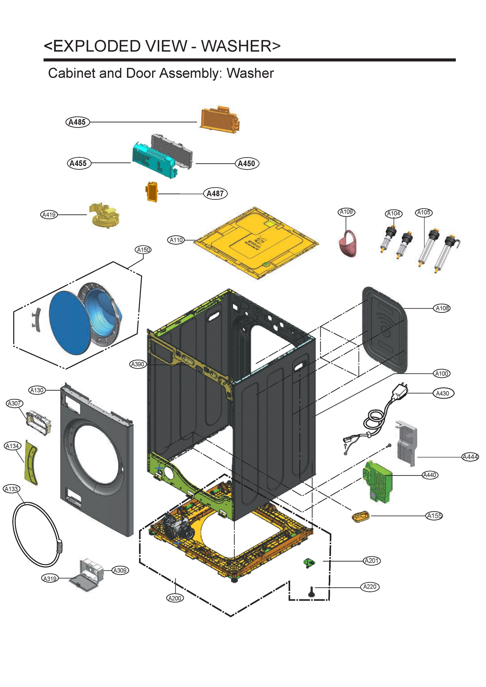 CABINET AND DOOR ASSEMBLY