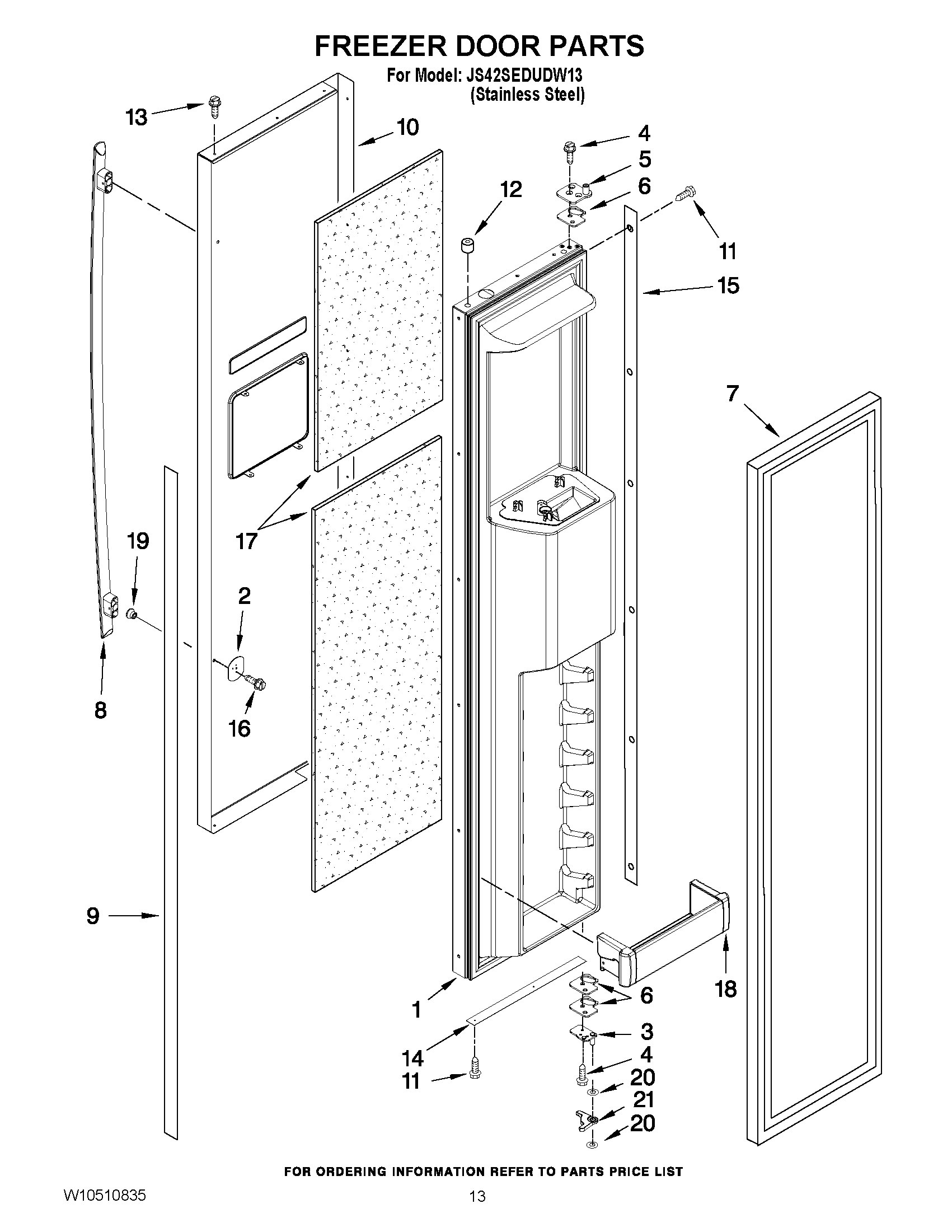 09 - FREEZER DOOR PARTS
