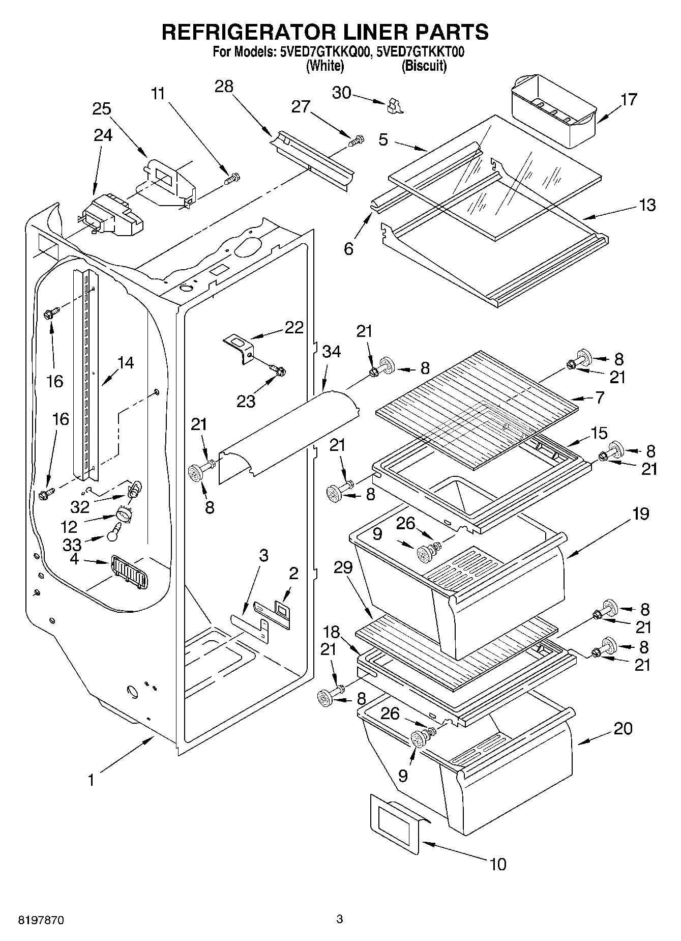 02 - REFRIGERATOR LINER