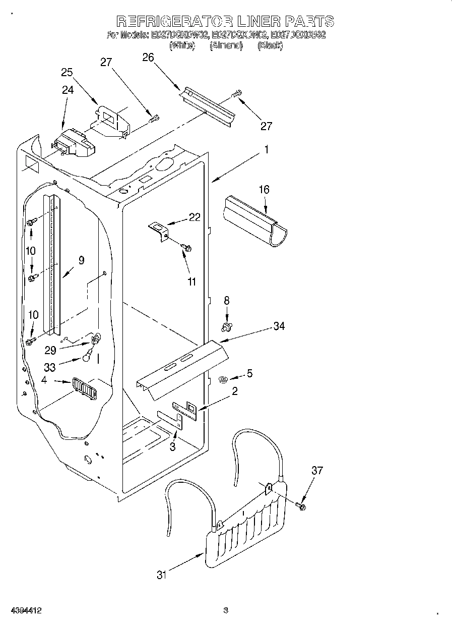 02 - REFRIGERATOR LINER