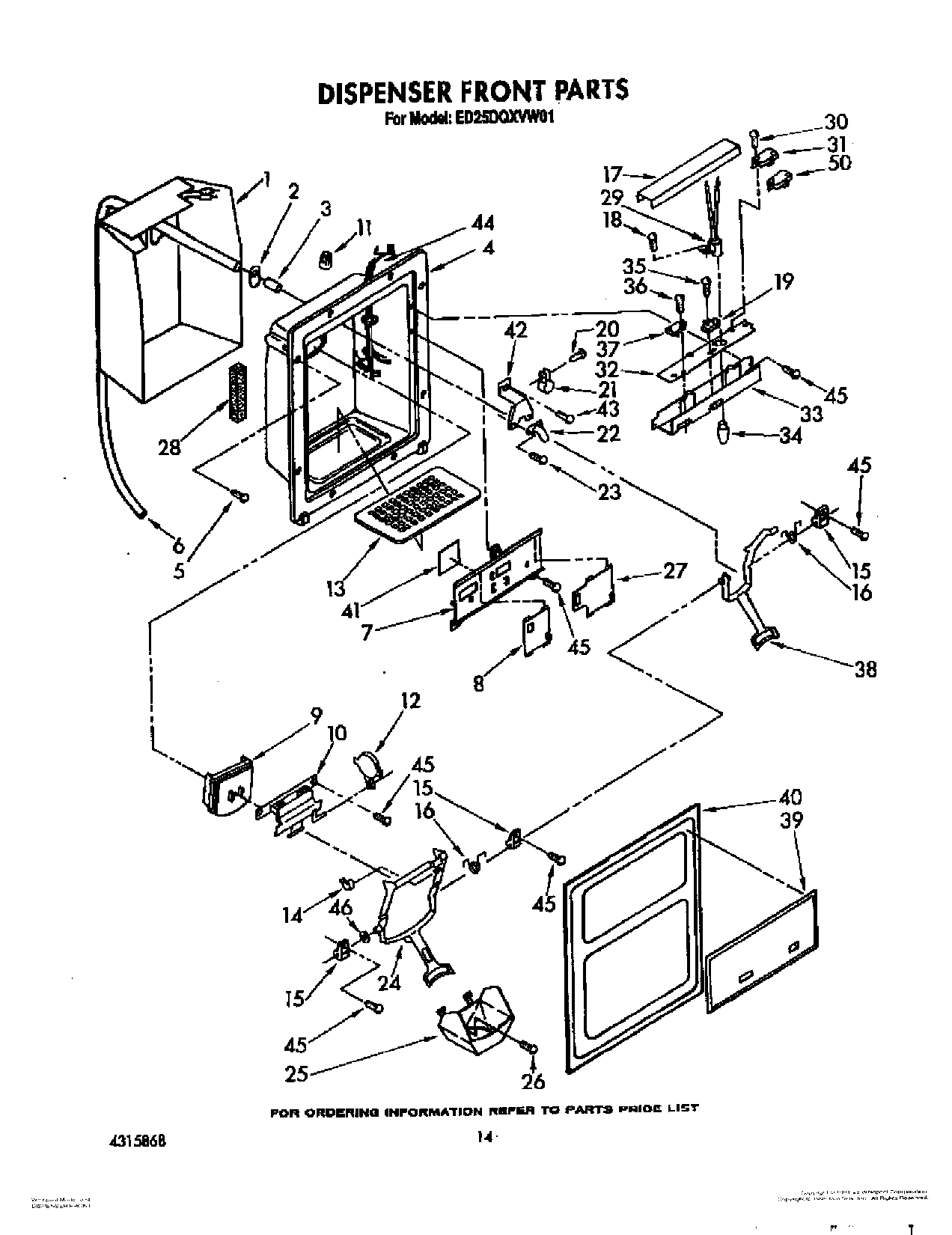 09 - DISPENSER FRONT