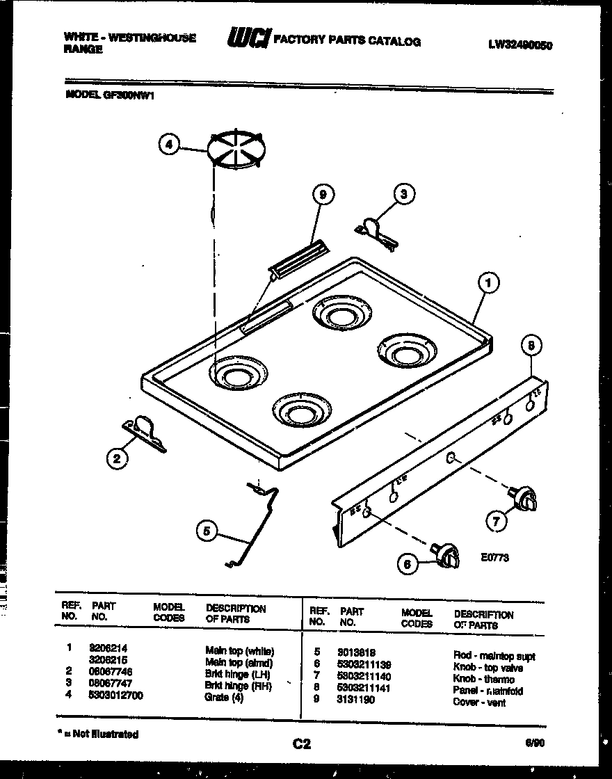 03 - COOKTOP PARTS