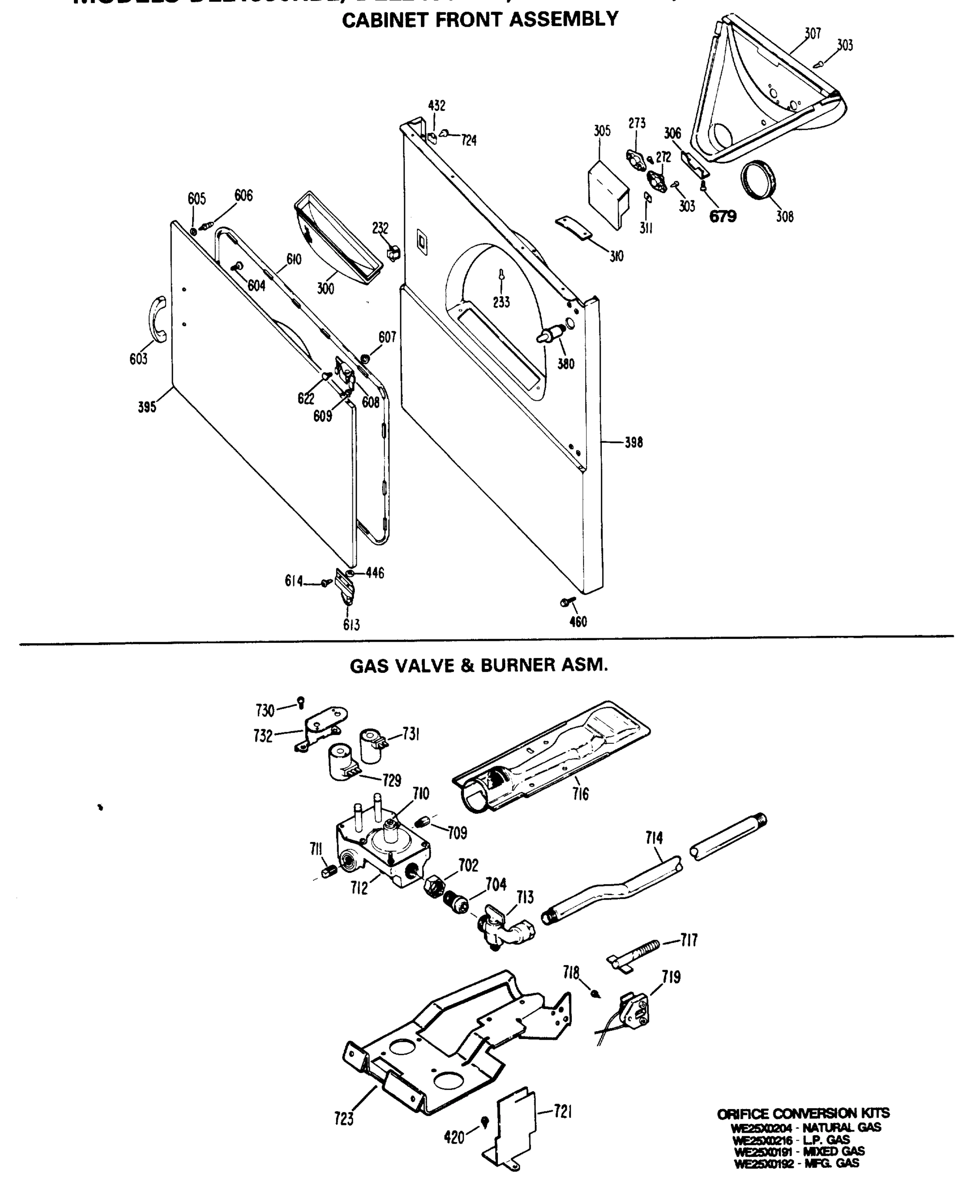 CABINET FRONT ASSEMBLY