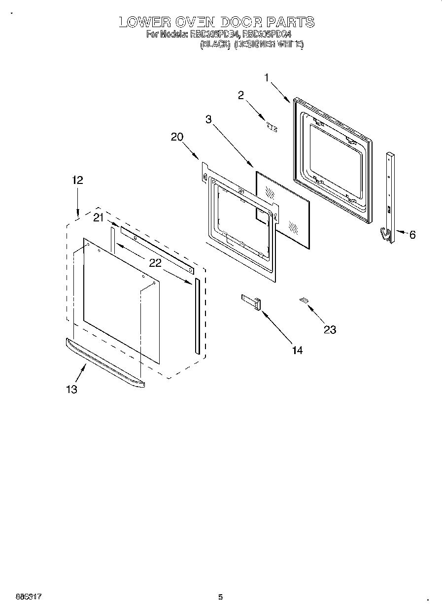 03 - LOWER OVEN DOOR