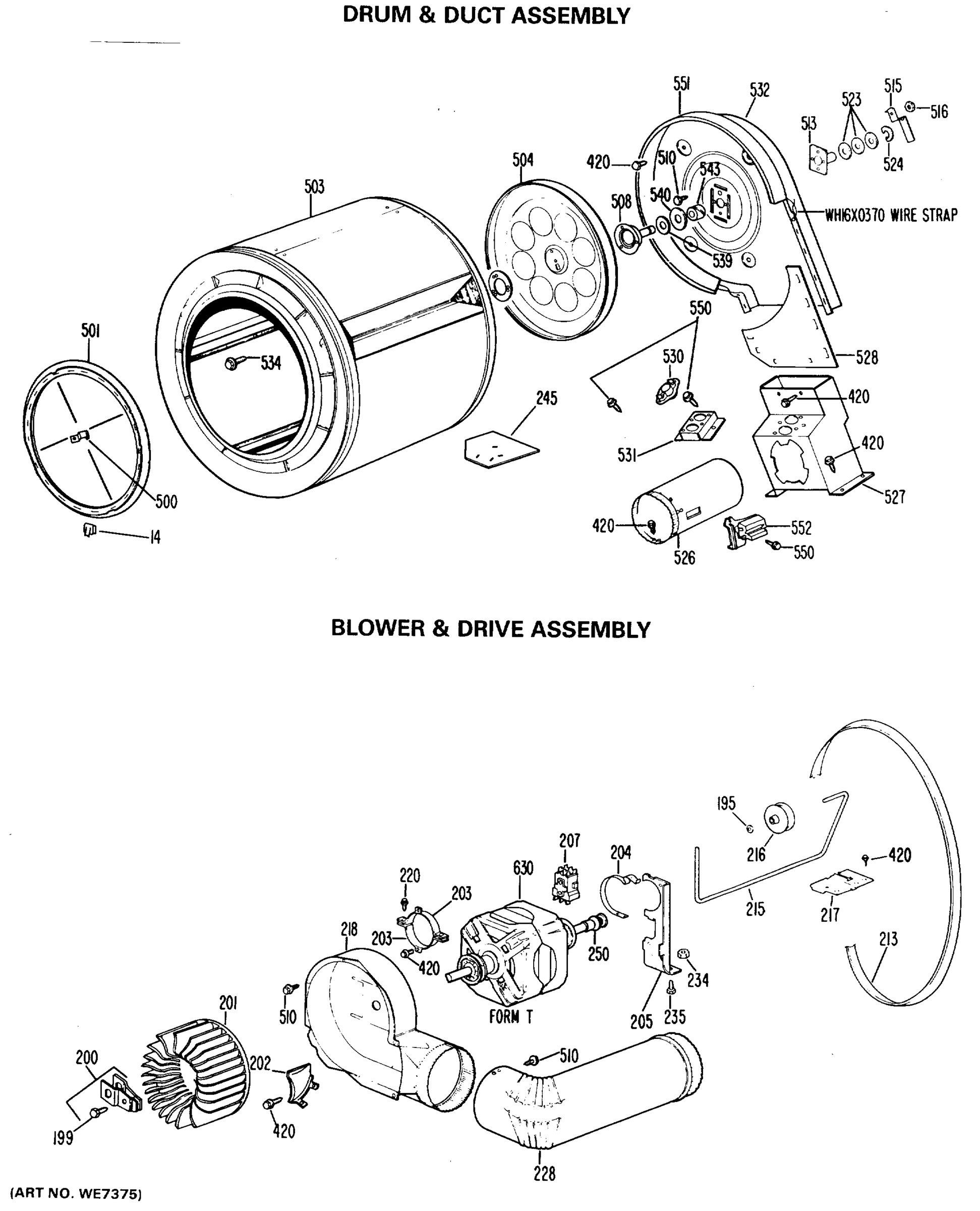 DRUM & DUCT ASSEMBLY