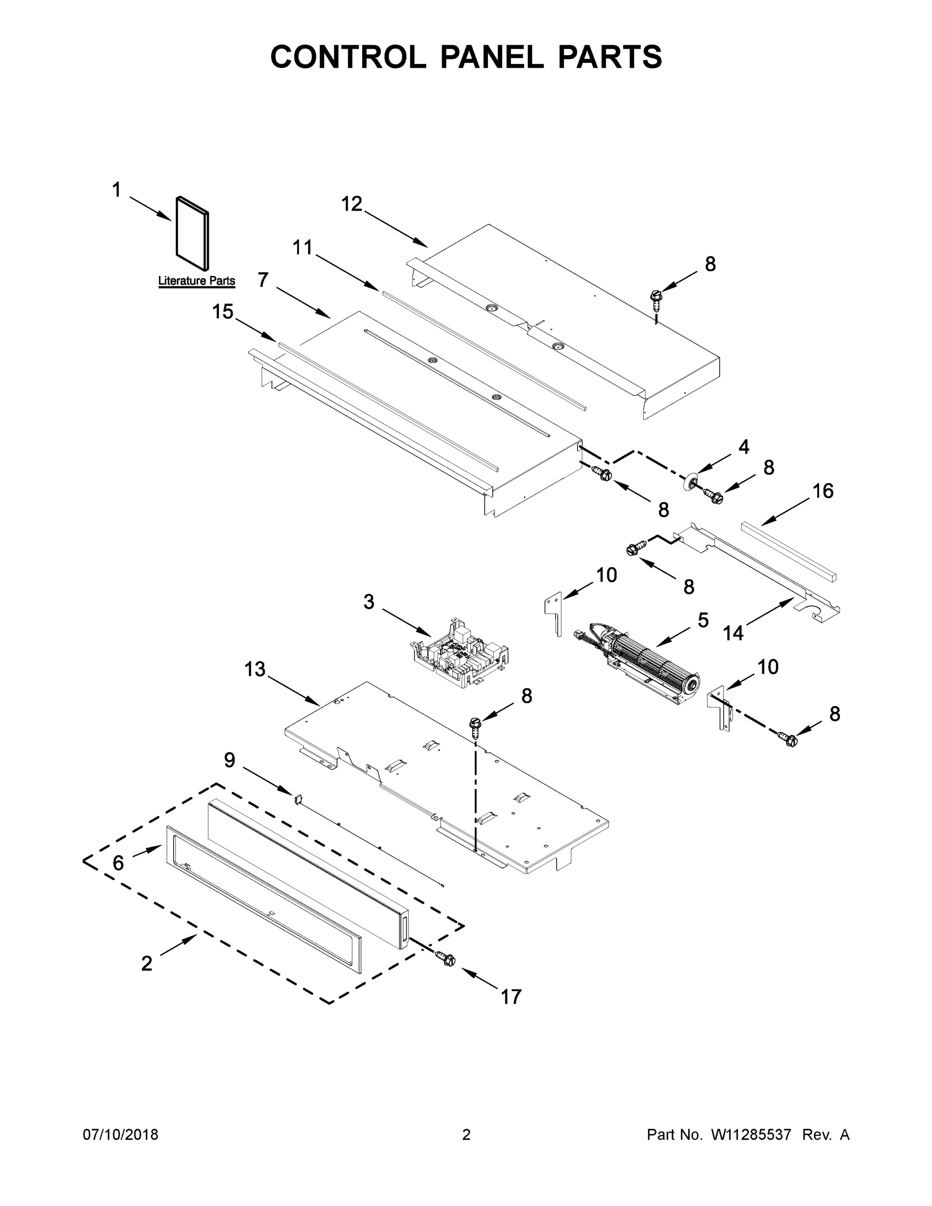 02 - CONTROL PANEL PARTS