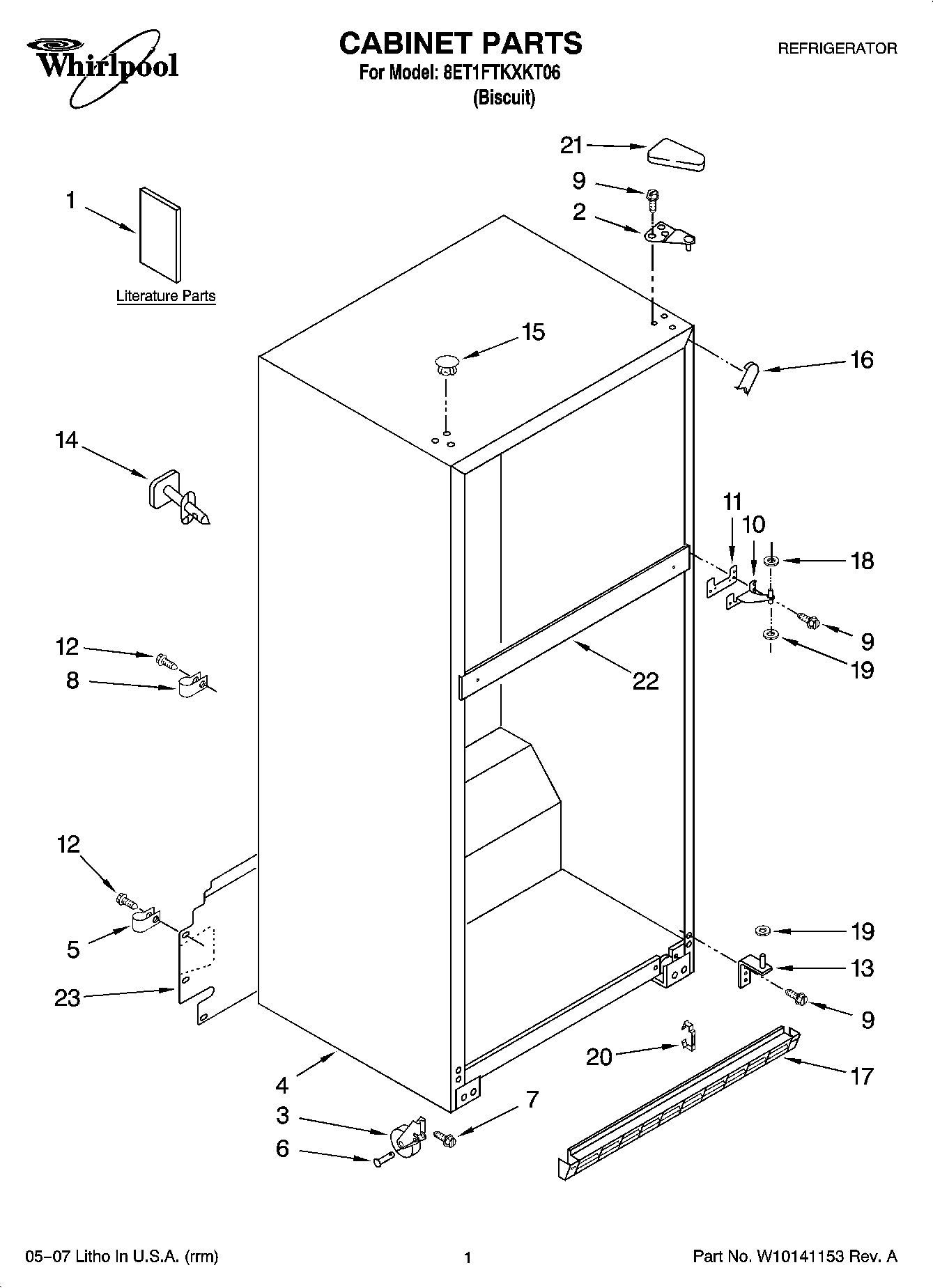 01 - CABINET PARTS