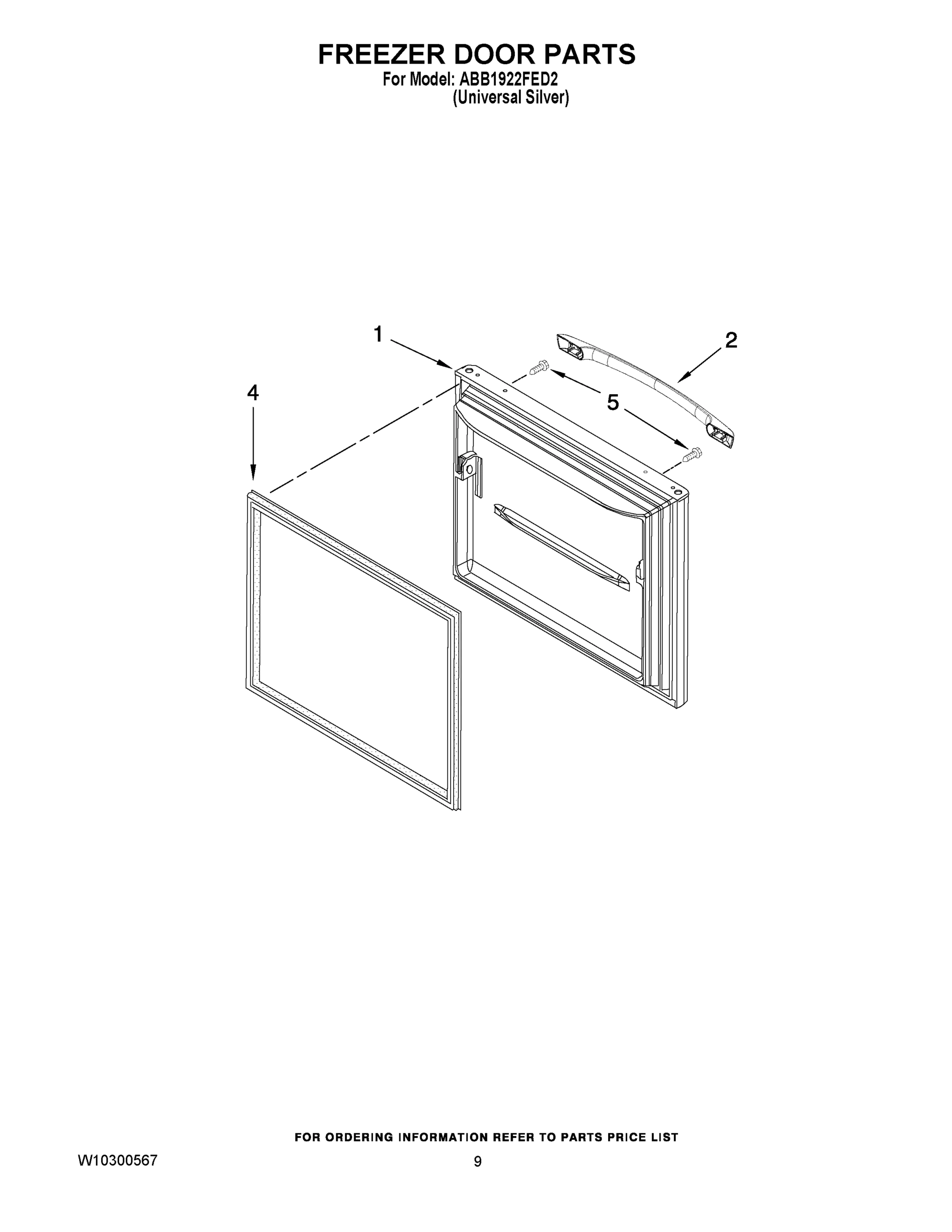 05 - FREEZER DOOR PARTS