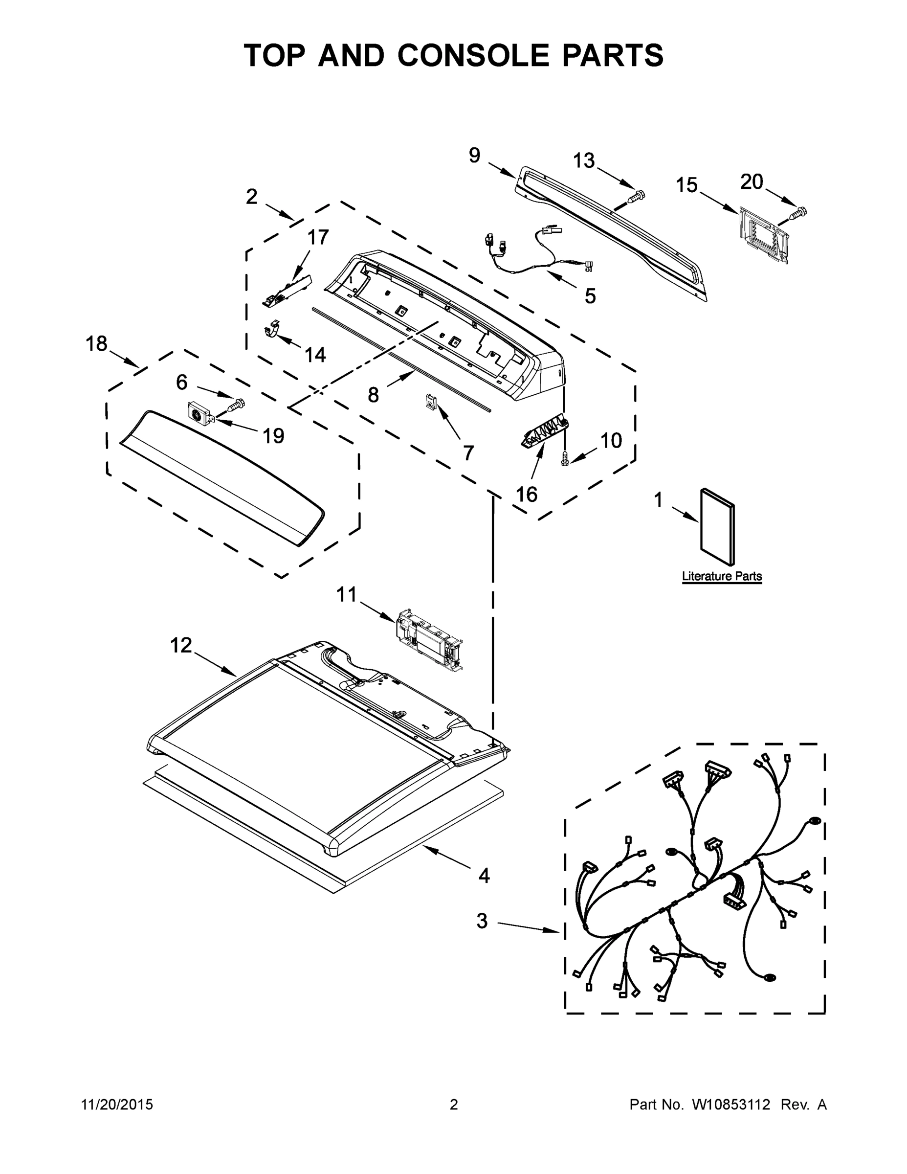 02 - TOP AND CONSOLE PARTS