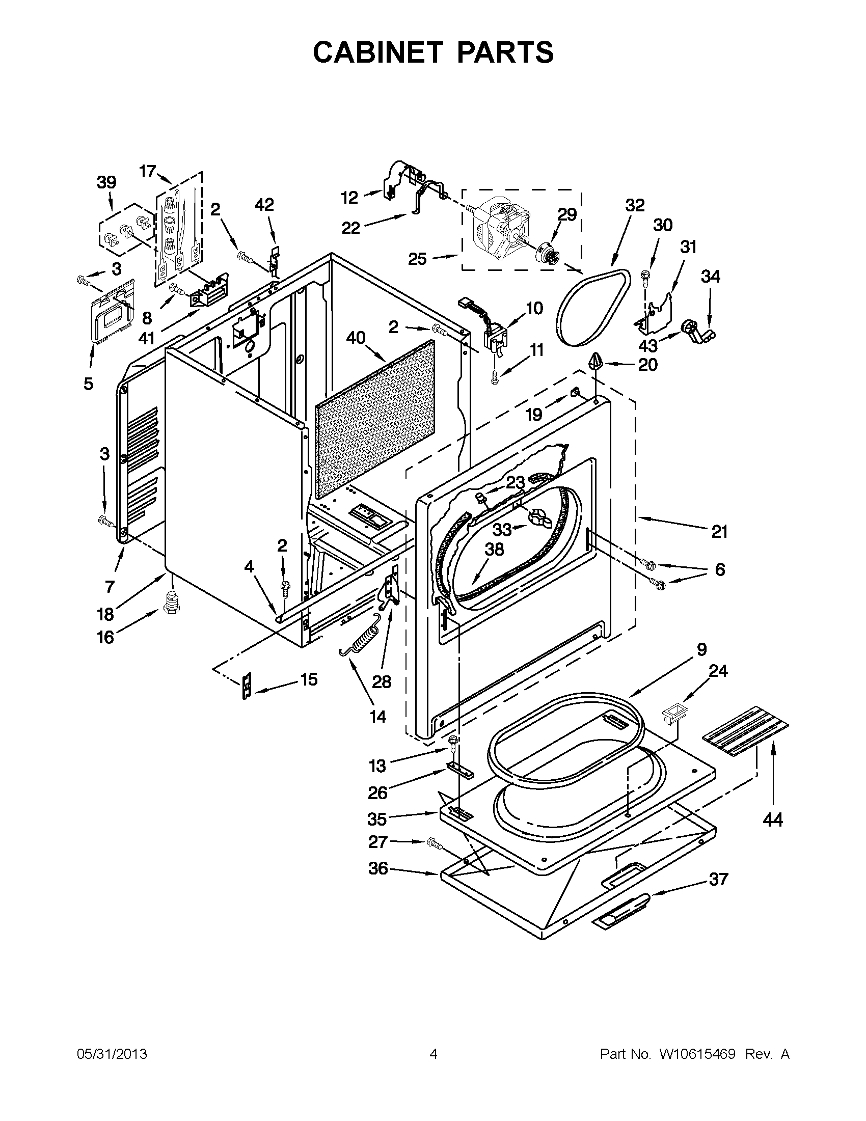 02 - CABINET PARTS