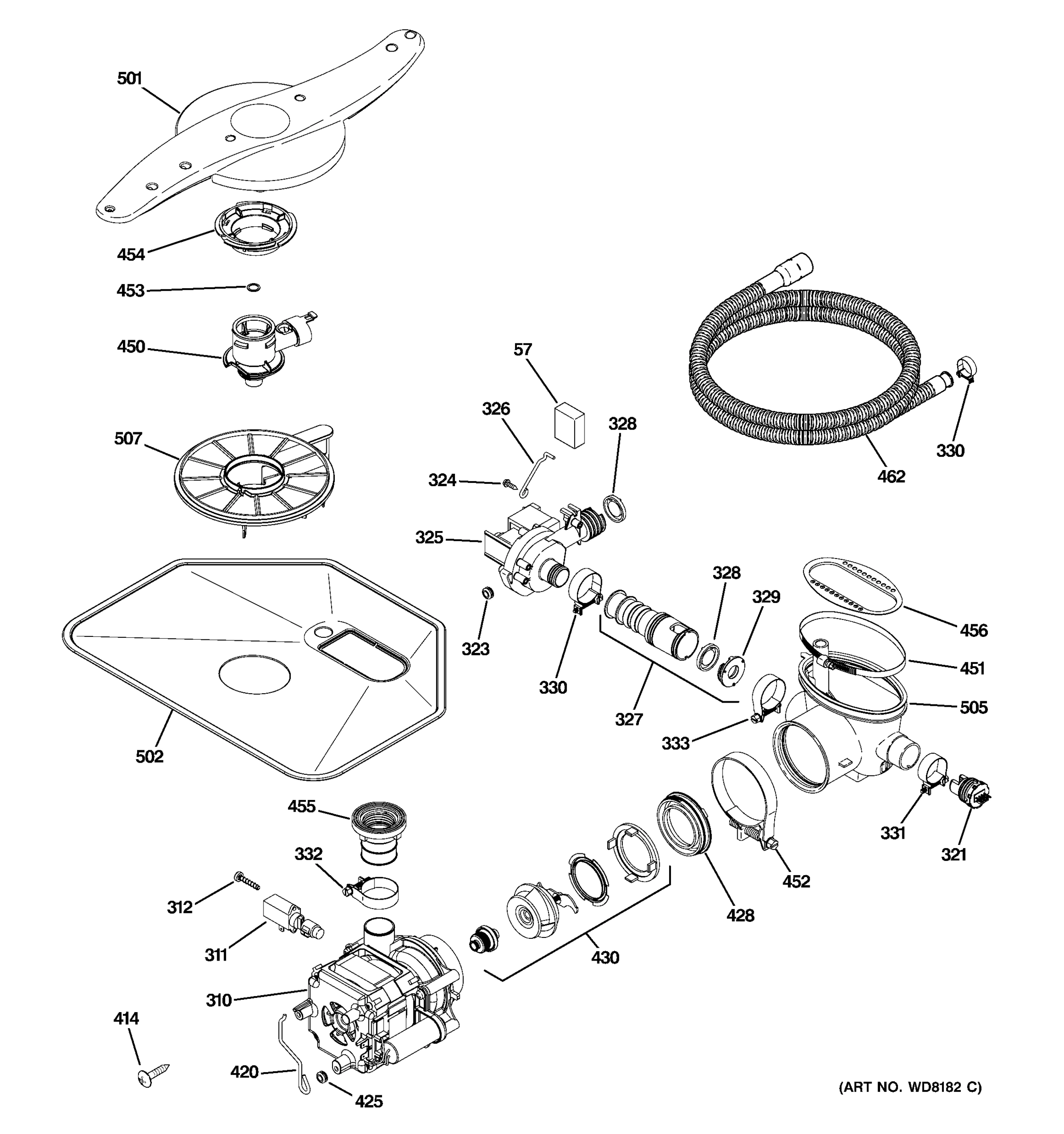 MOTOR-PUMP MECHANISM