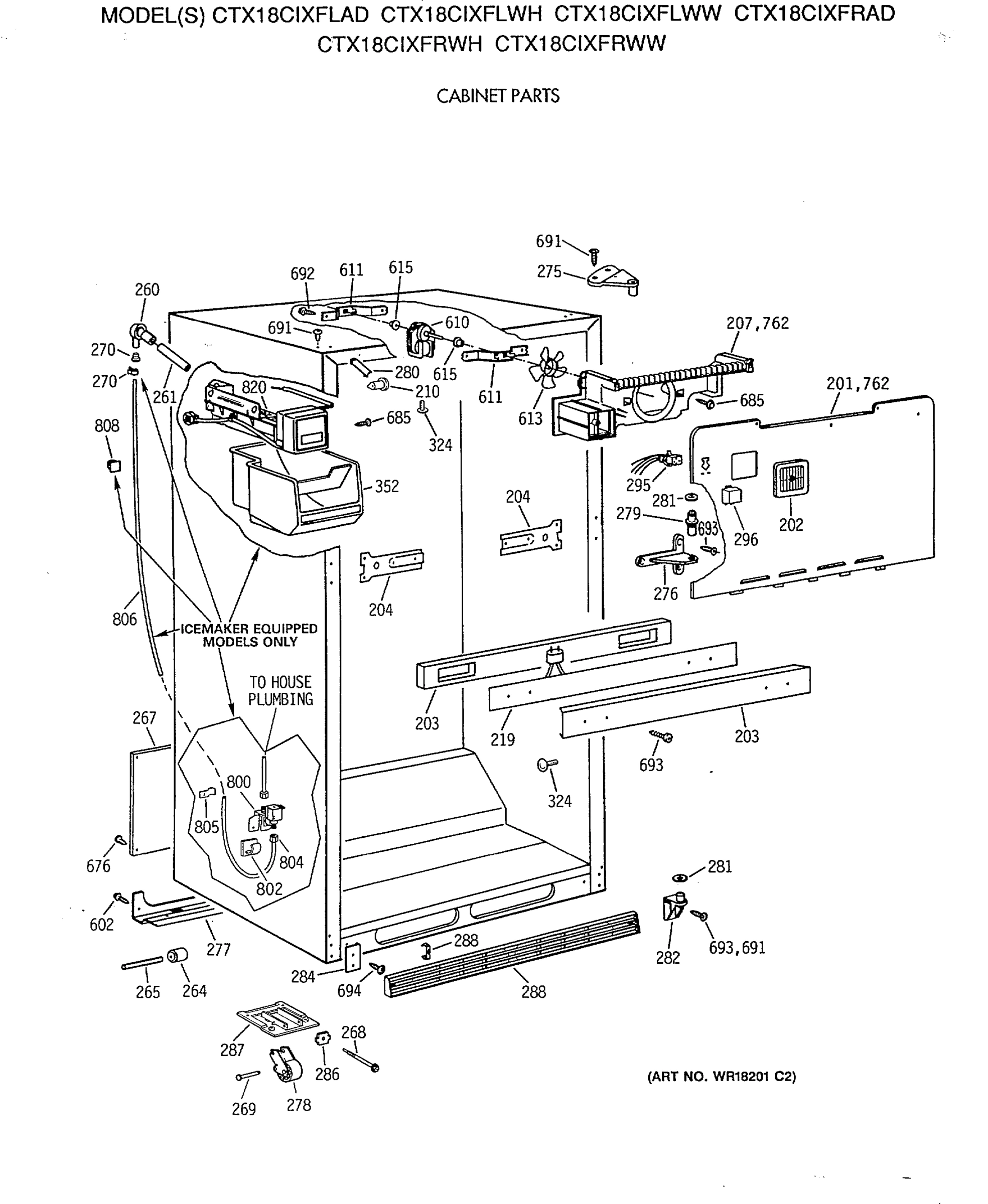 CABINET PARTS