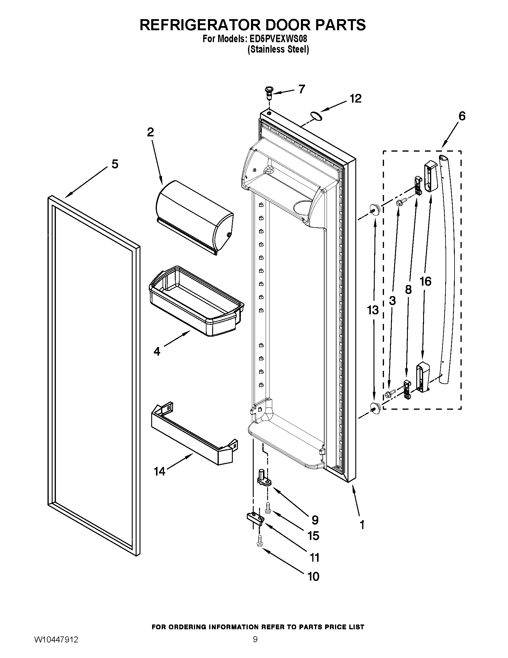 06 - REFRIGERATOR DOOR PARTS