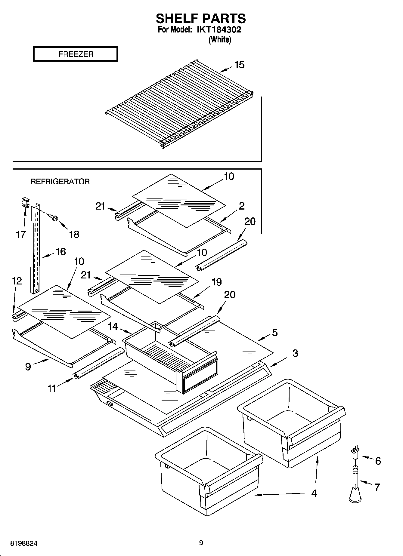 05 - SHELF PARTS, OPTIONAL PARTS