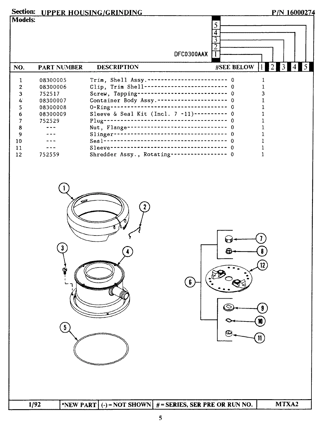 04 - UPPER HOUSING/GRINDING (DFC0300AAX)