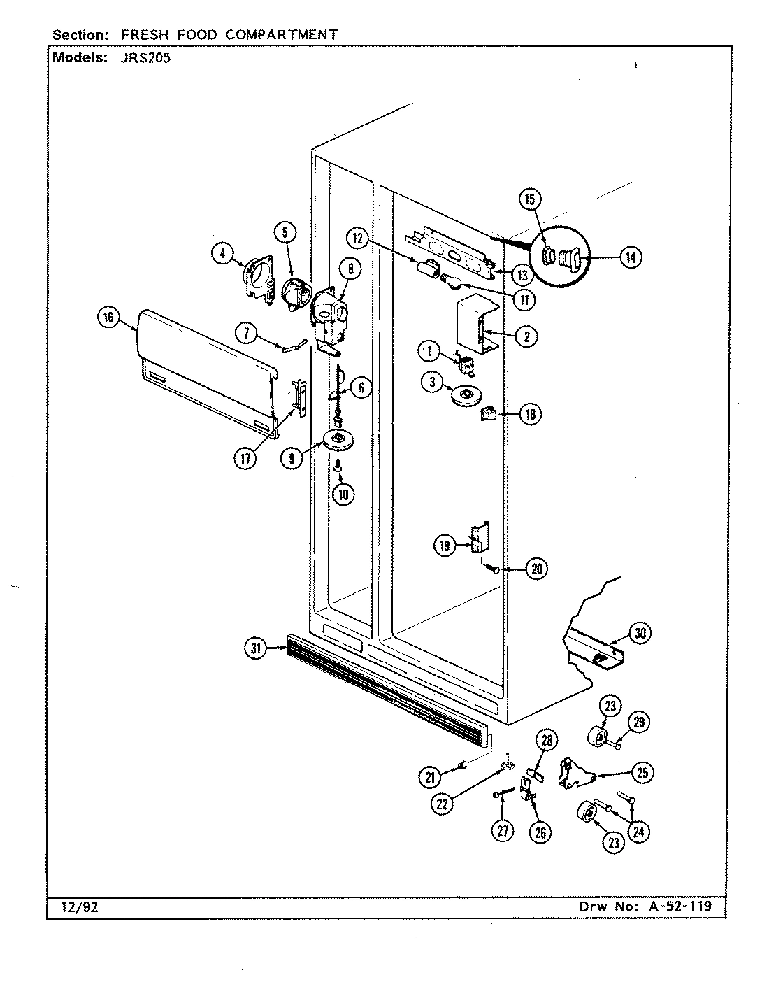 01 - FRESH FOOD COMPARTMENT