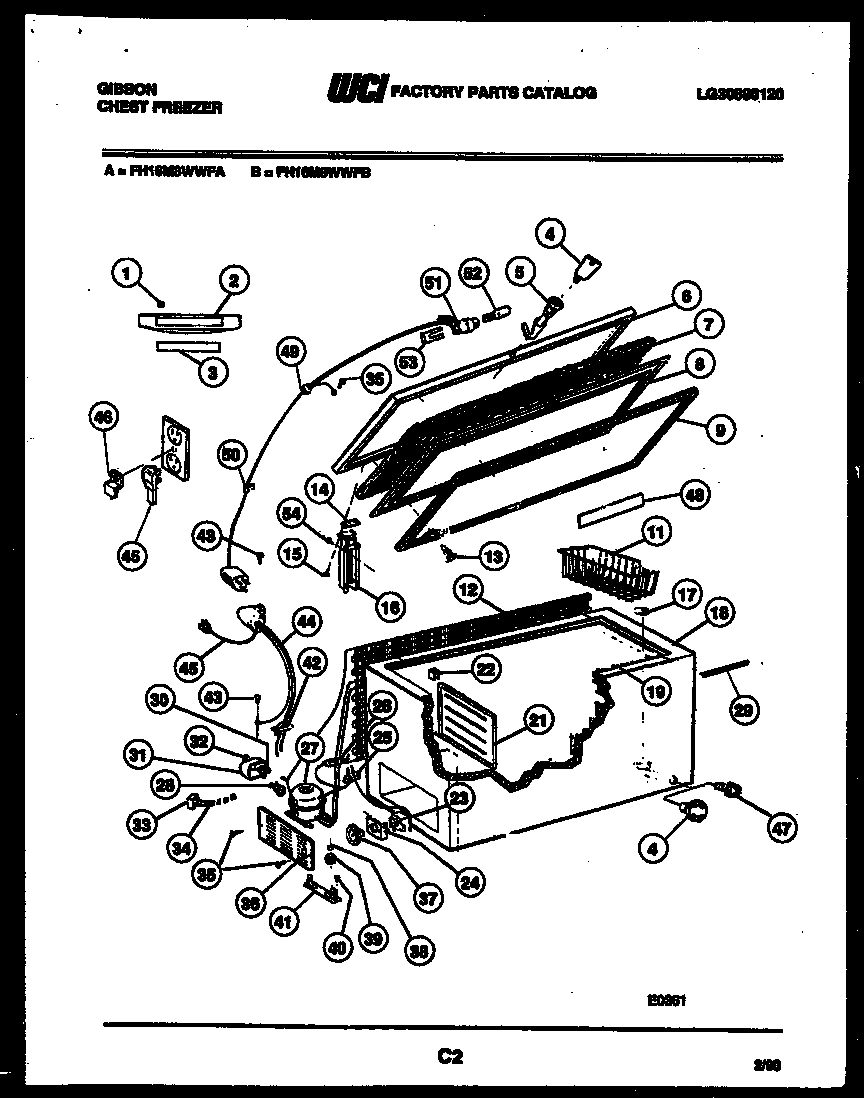 02 - CHEST FREEZER PARTS