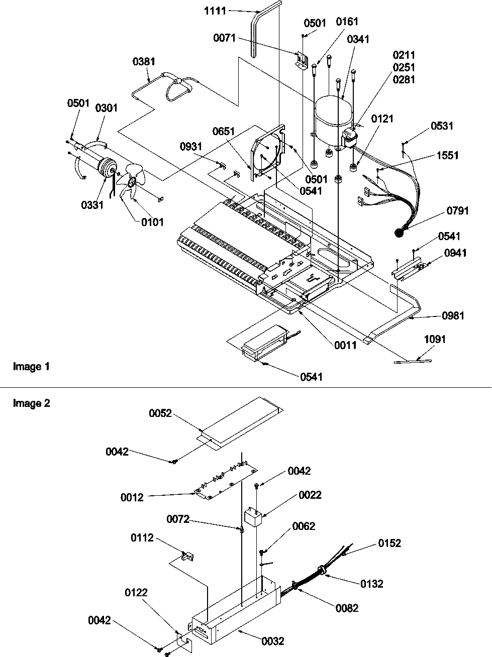 11 - MACHINE COMPARTMENT & MUFFLER ASSY.