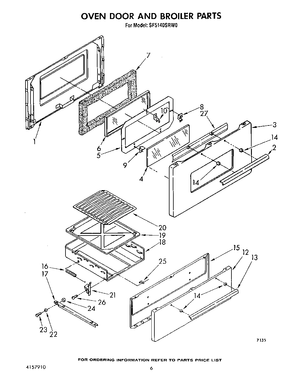 06 - OVEN DOOR AND BROILER