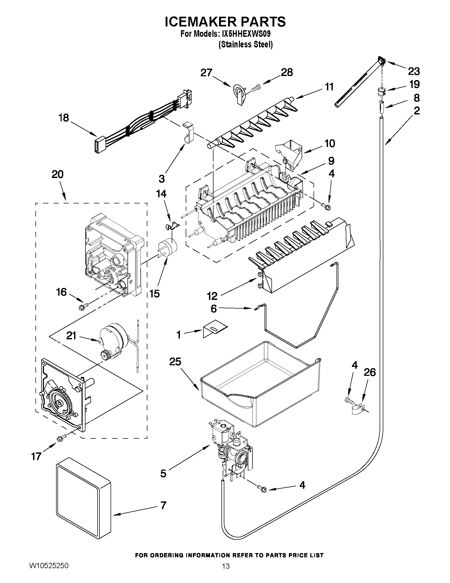 08 - ICEMAKER PARTS