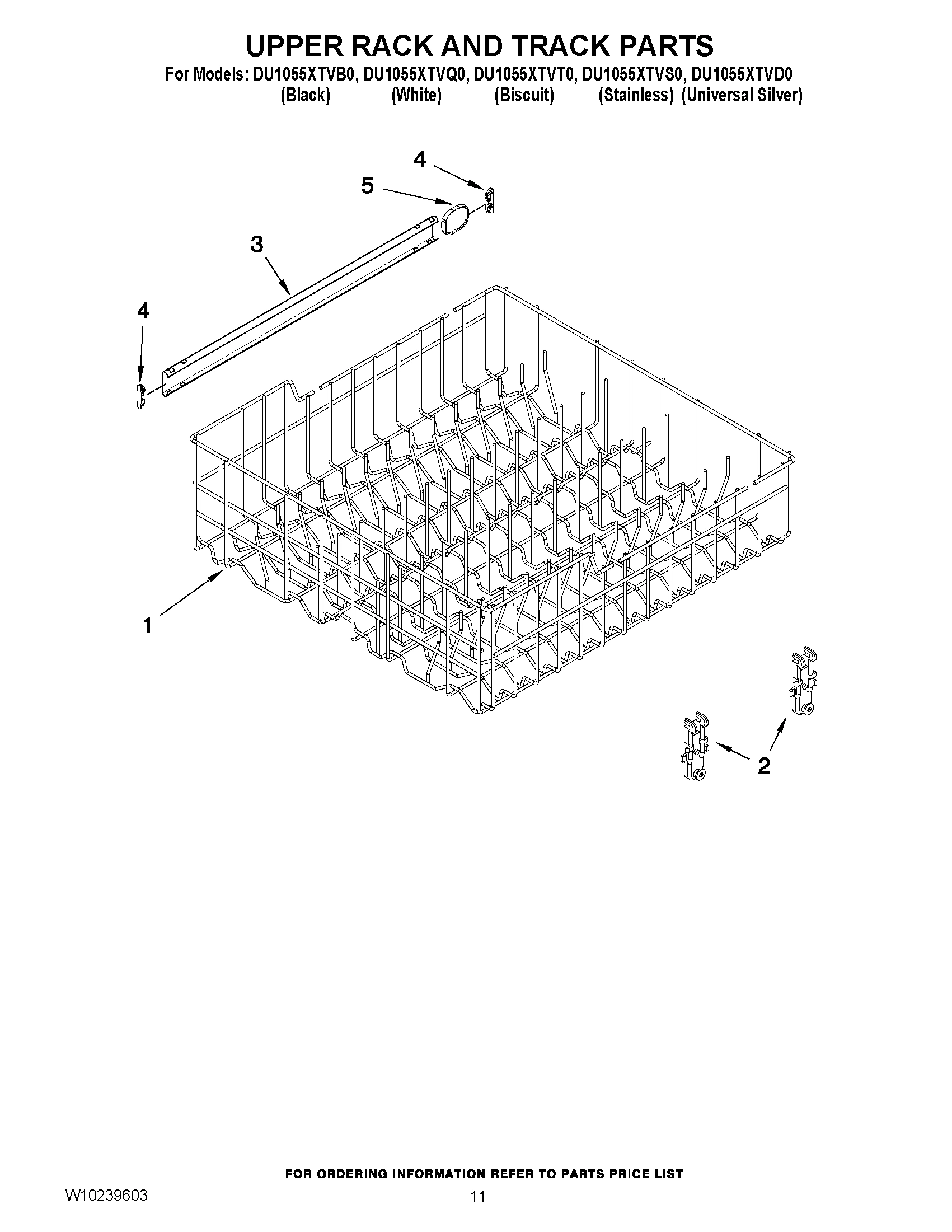 09 - UPPER RACK AND TRACK PARTS