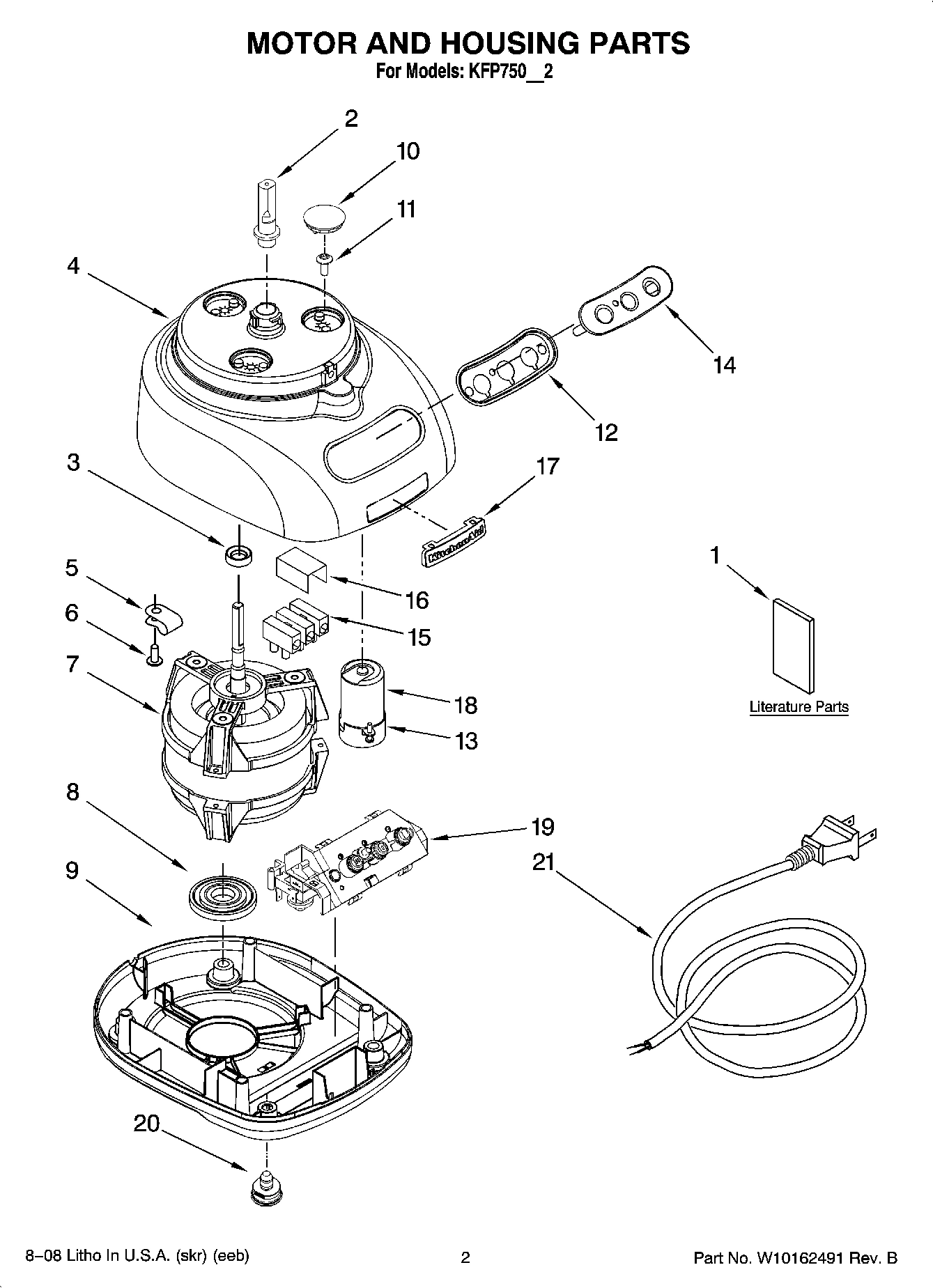 01 - MOTOR AND HOUSING PARTS