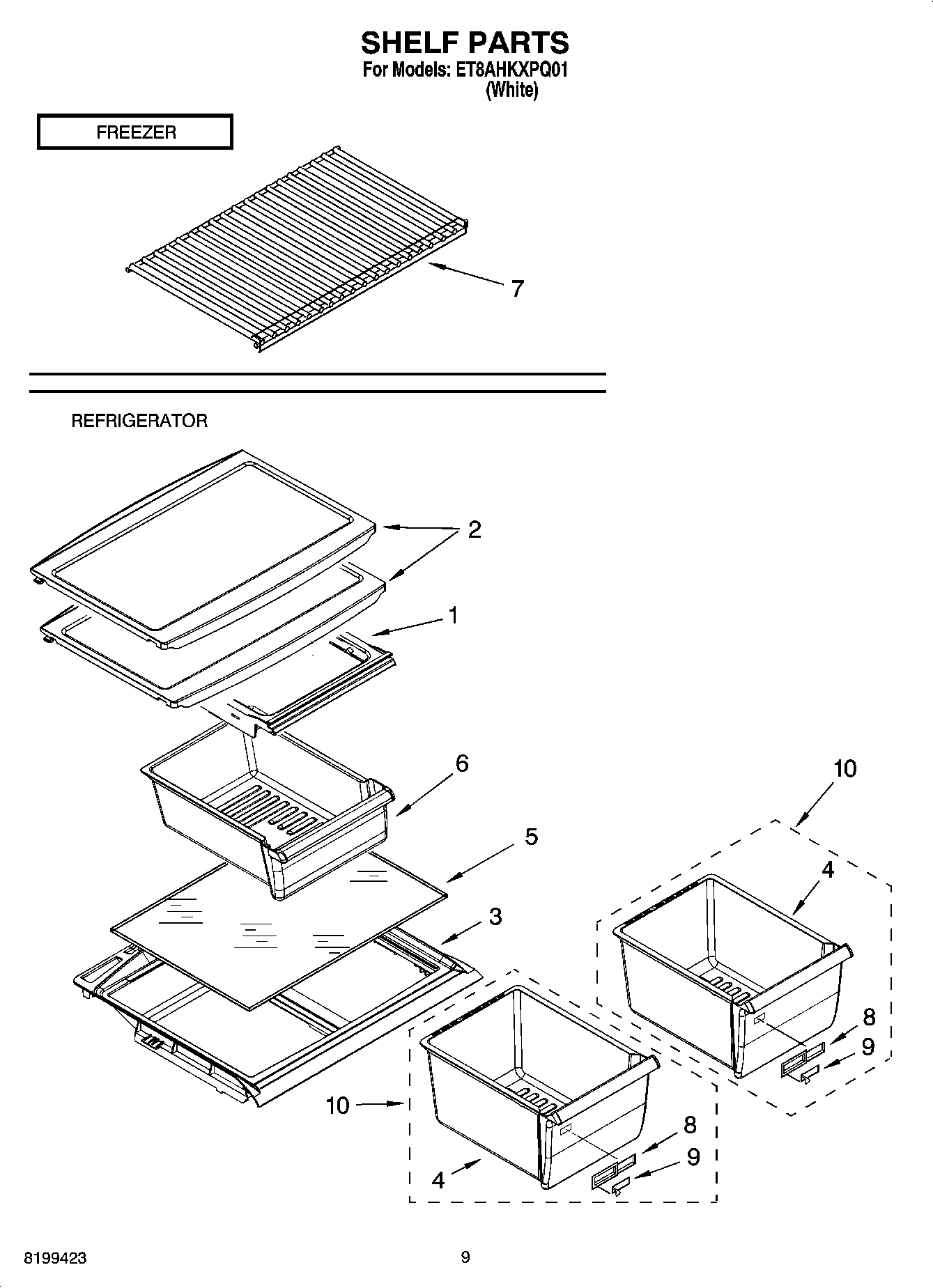 05 - SHELF PARTS, OPTIONAL PARTS