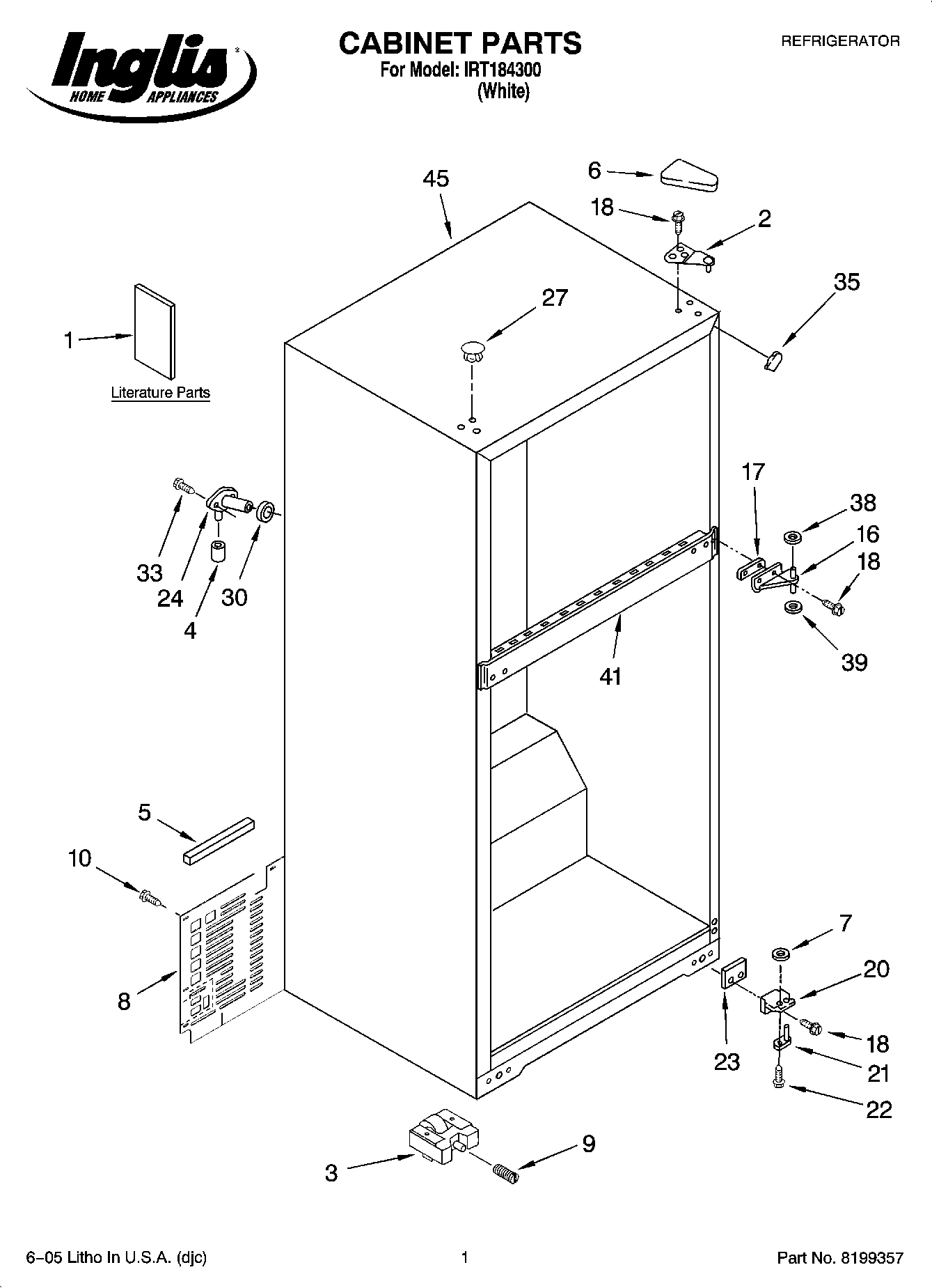 01 - CABINET PARTS