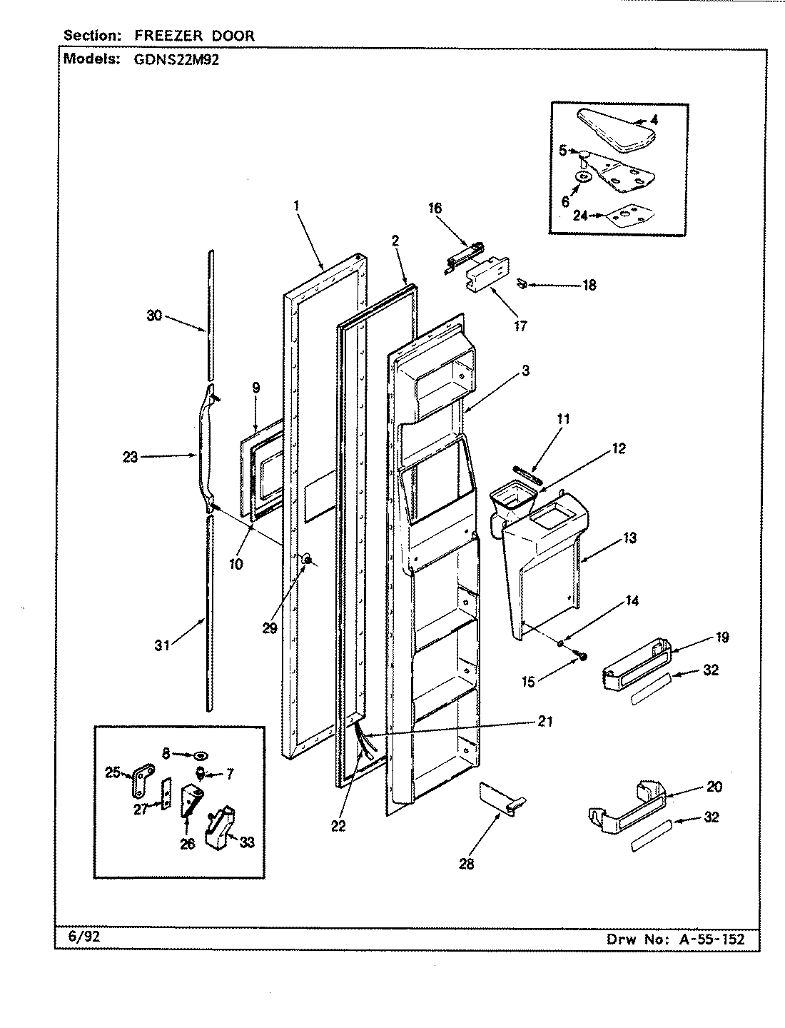 02 - FREEZER DOOR