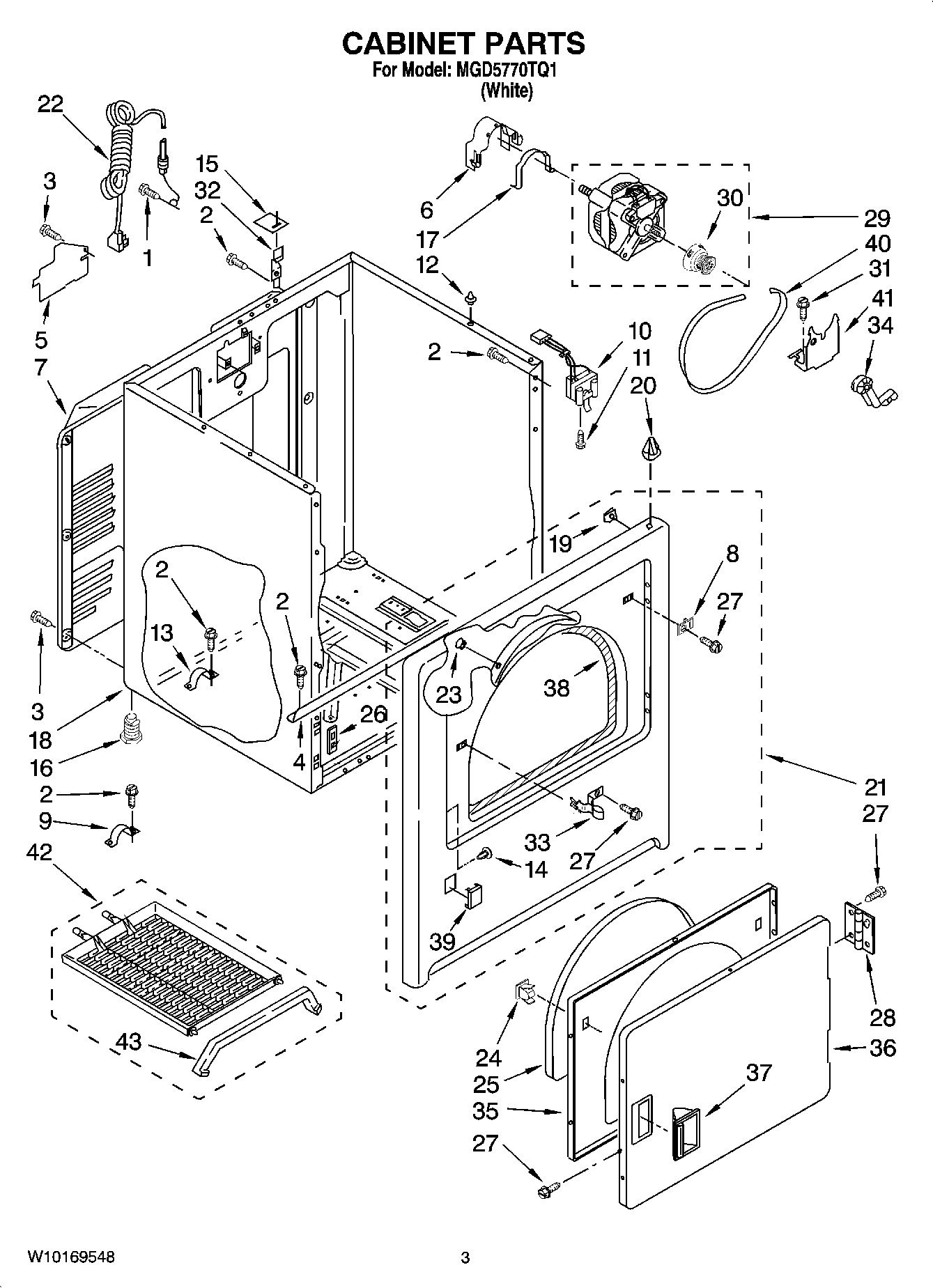 02 - CABINET PARTS