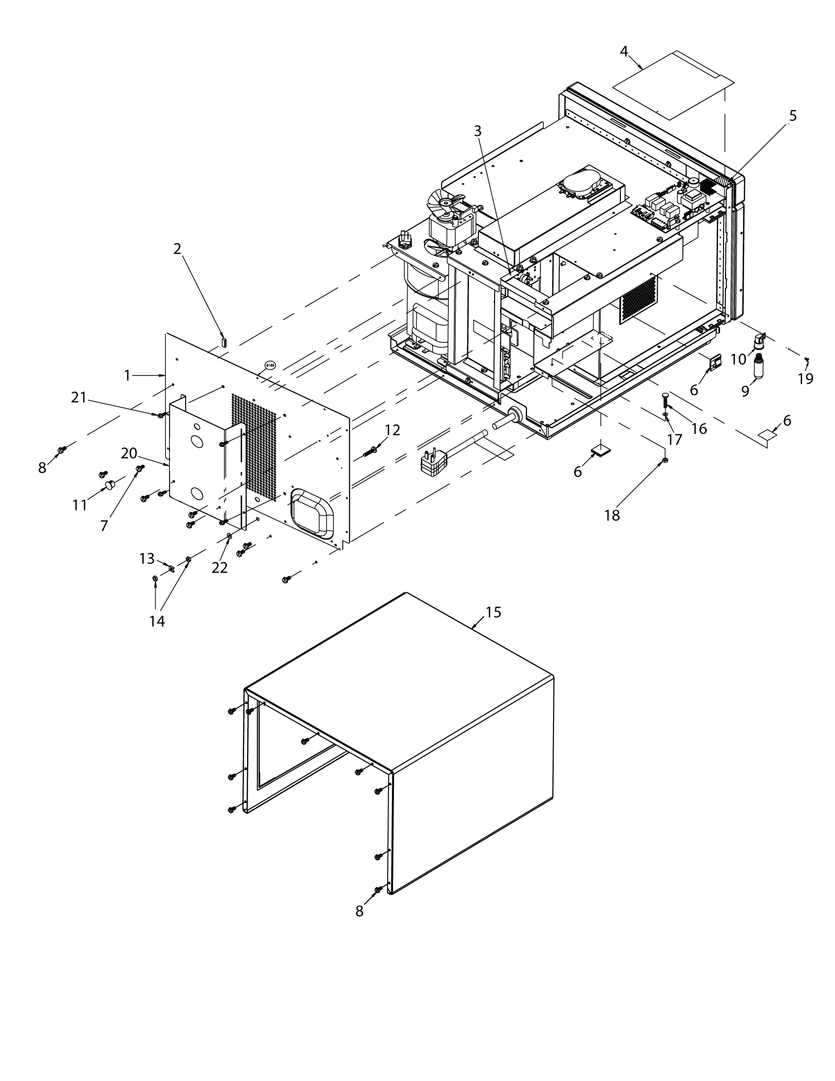 WRAPPER / REAR COVER / LAMP
