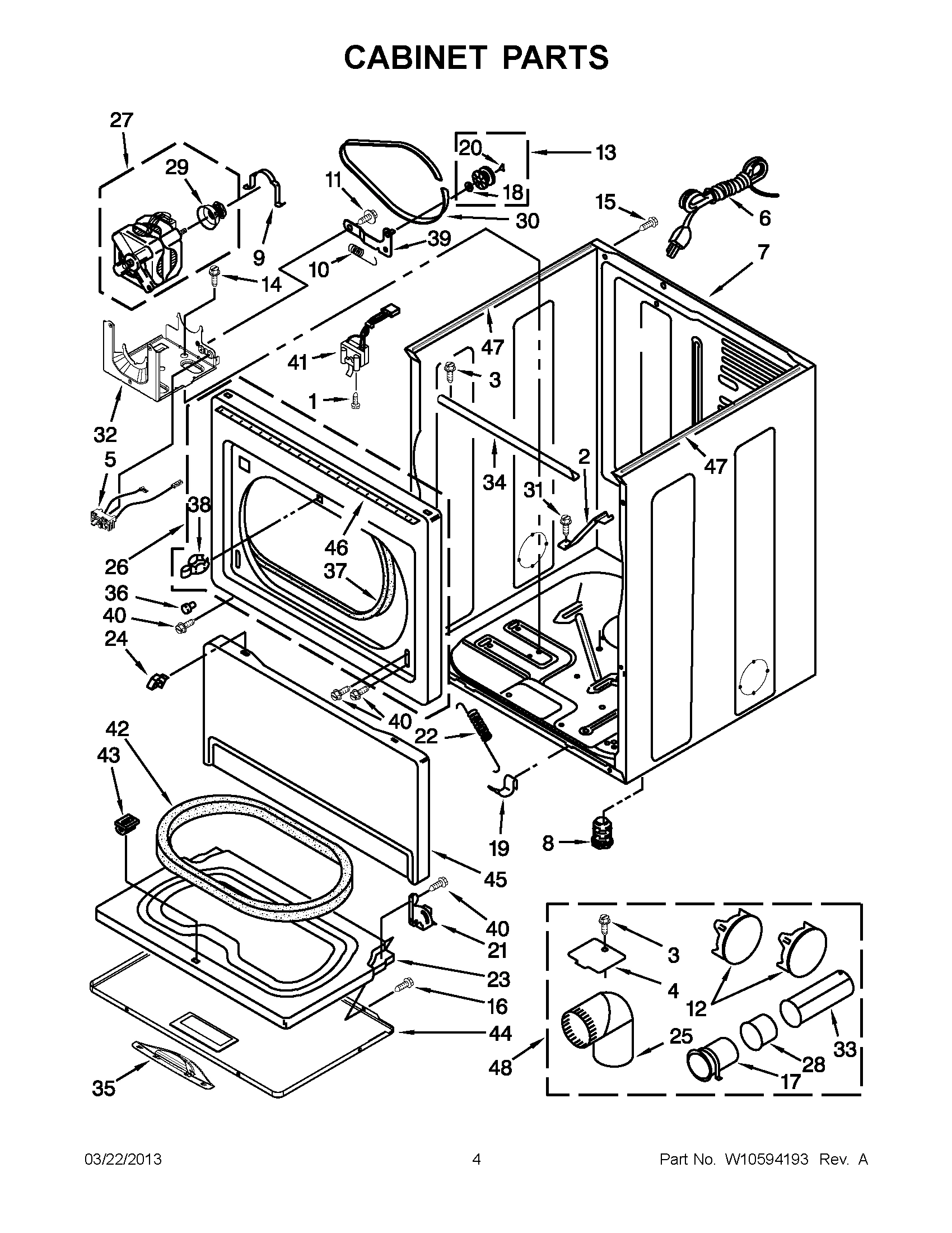 02 - CABINET PARTS
