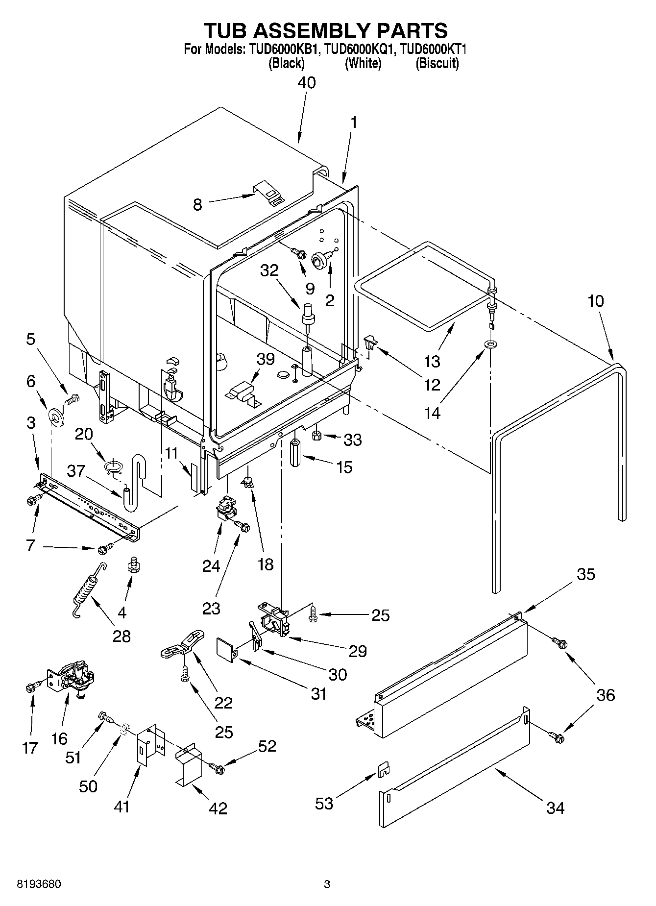 03 - TUB ASSEMBLY