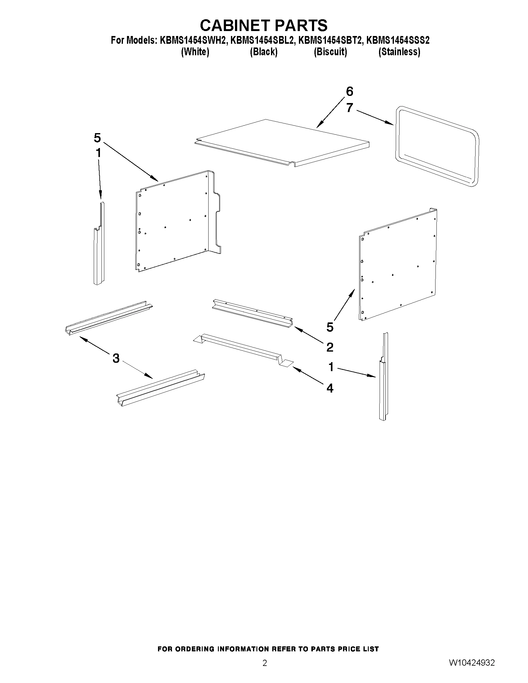 02 - CABINET PARTS