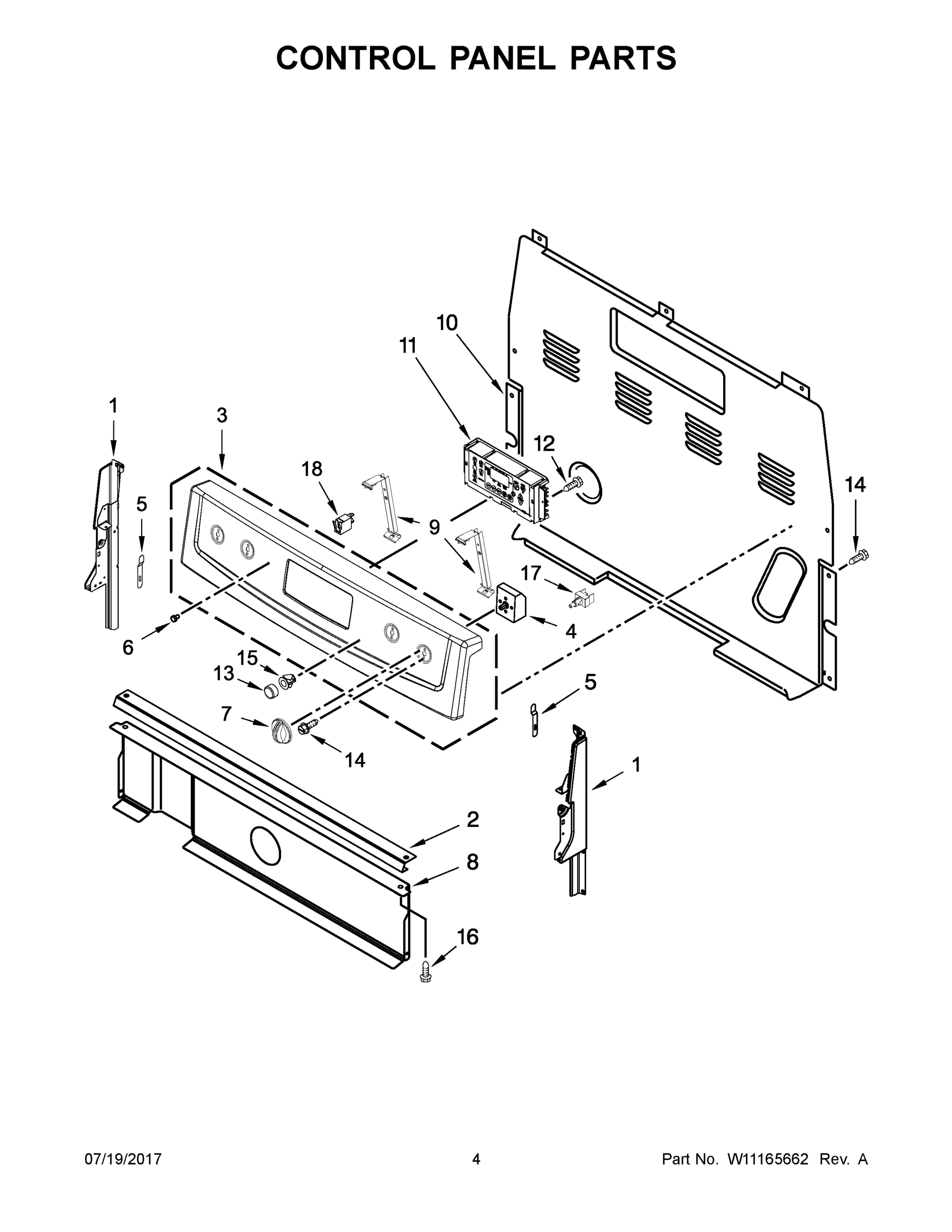 03 - CONTROL PANEL PARTS