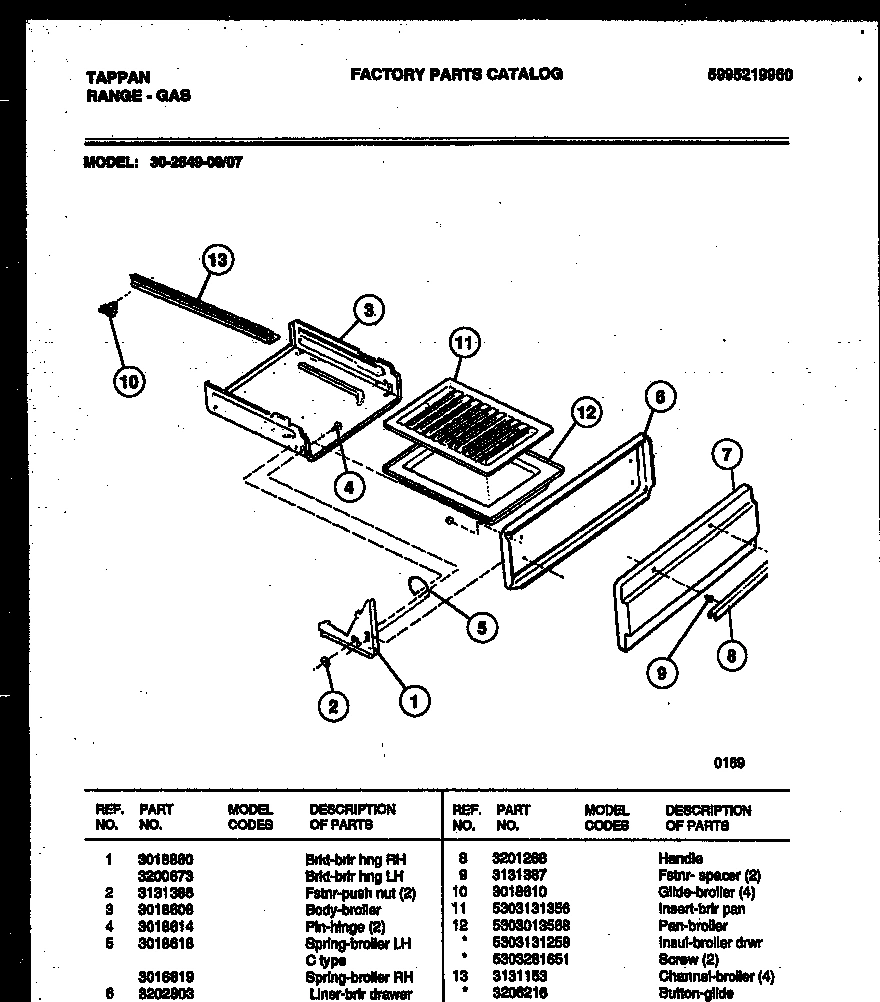 04 - BROILER DRAWER PARTS