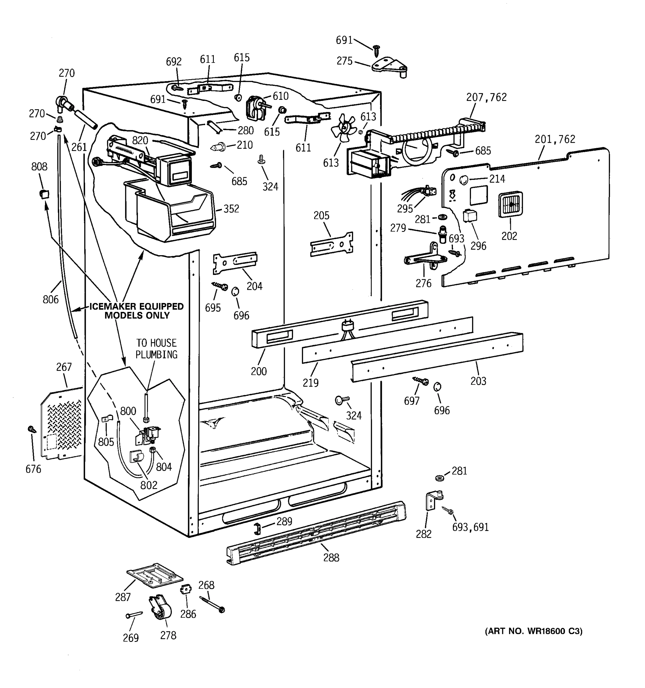 CABINET PARTS