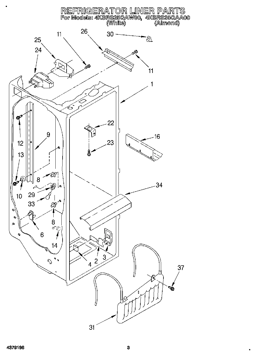 02 - REFRIGERATOR LINER