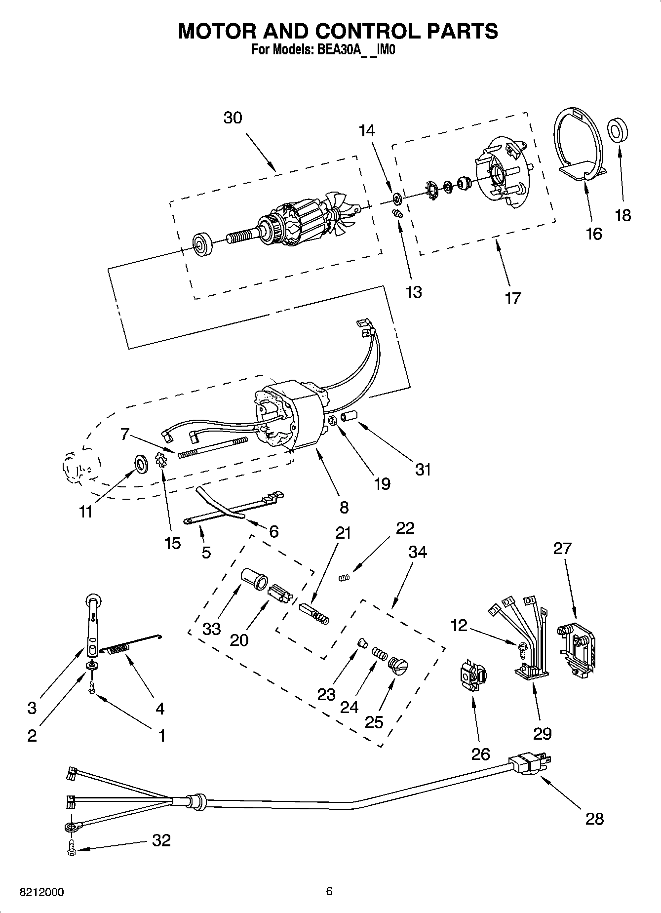 04 - MOTOR AND CONTROL PARTS, ACCESSORY PARTS