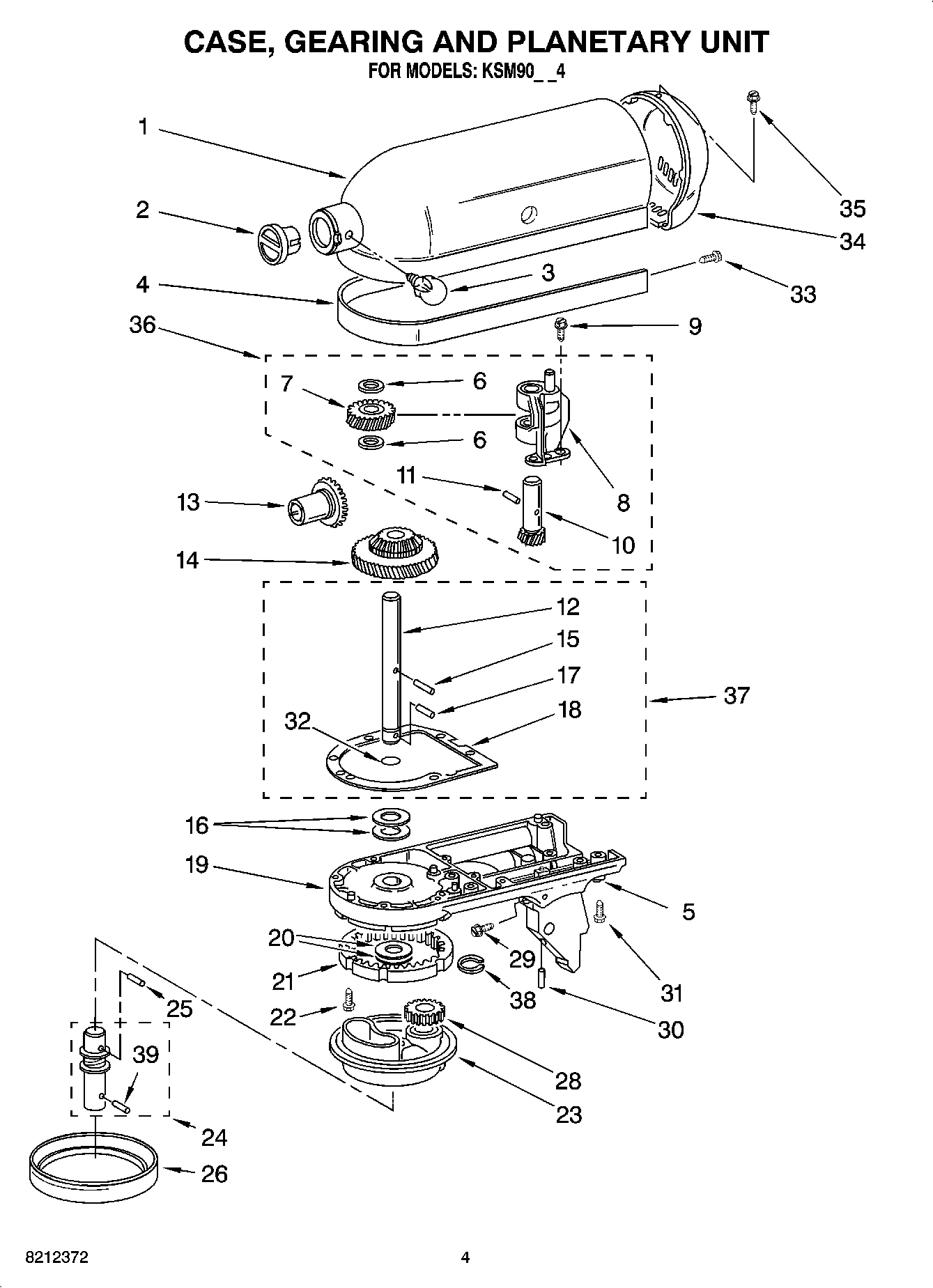 02 - CASE, GEARING AND PLANETARY UNIT