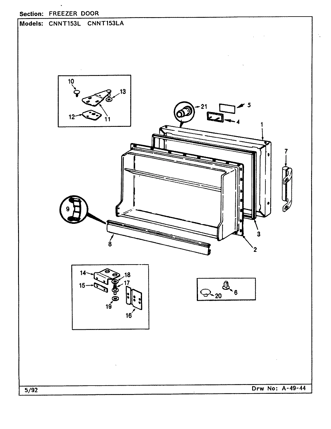 02 - FREEZER DOOR