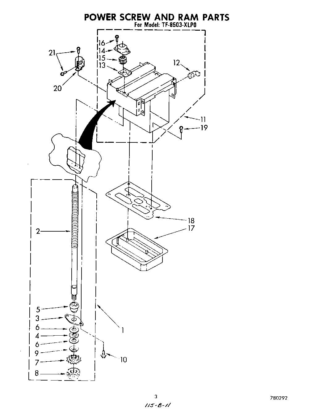 03 - POWER SCREW AND RAM