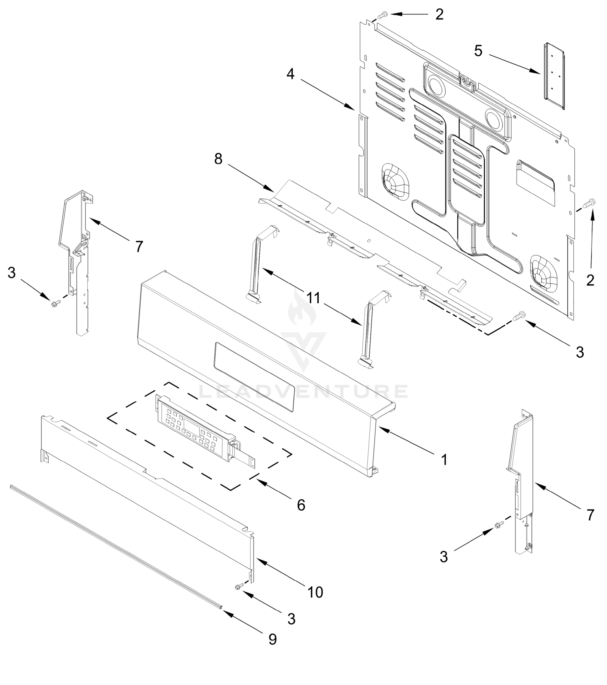 CONTROL PANEL PARTS